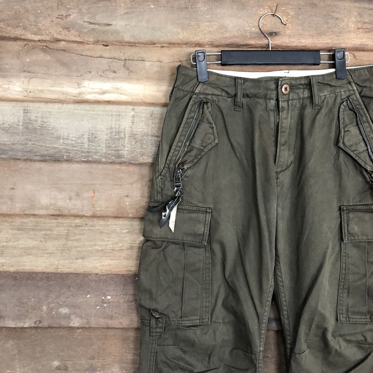 Hypebeast Baldia Green Multipocket Tactical Cargo Pants #c1259DL Size US 30 / EU 46 - 6 Thumbnail