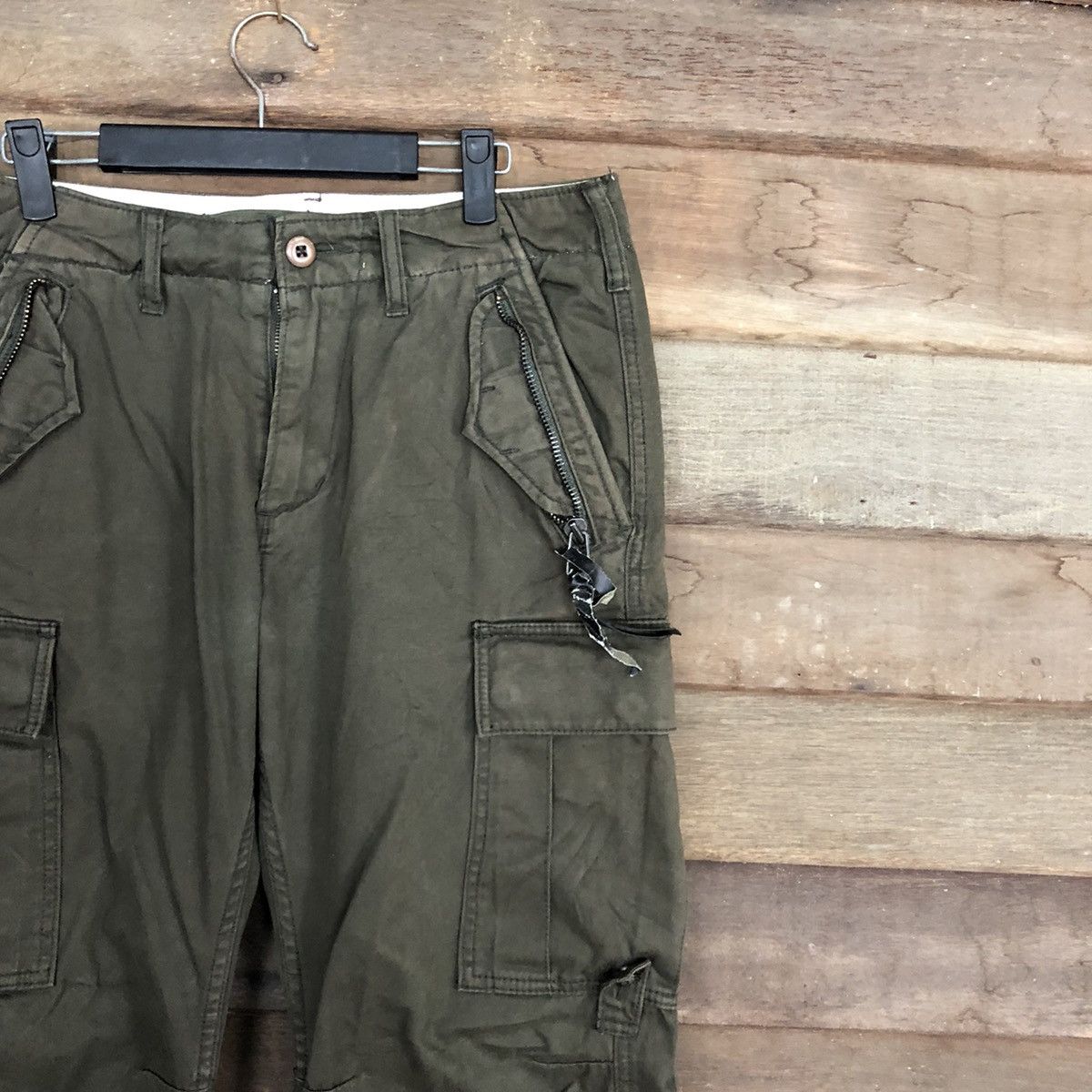 Hypebeast Baldia Green Multipocket Tactical Cargo Pants #c1259DL Size US 30 / EU 46 - 5 Thumbnail