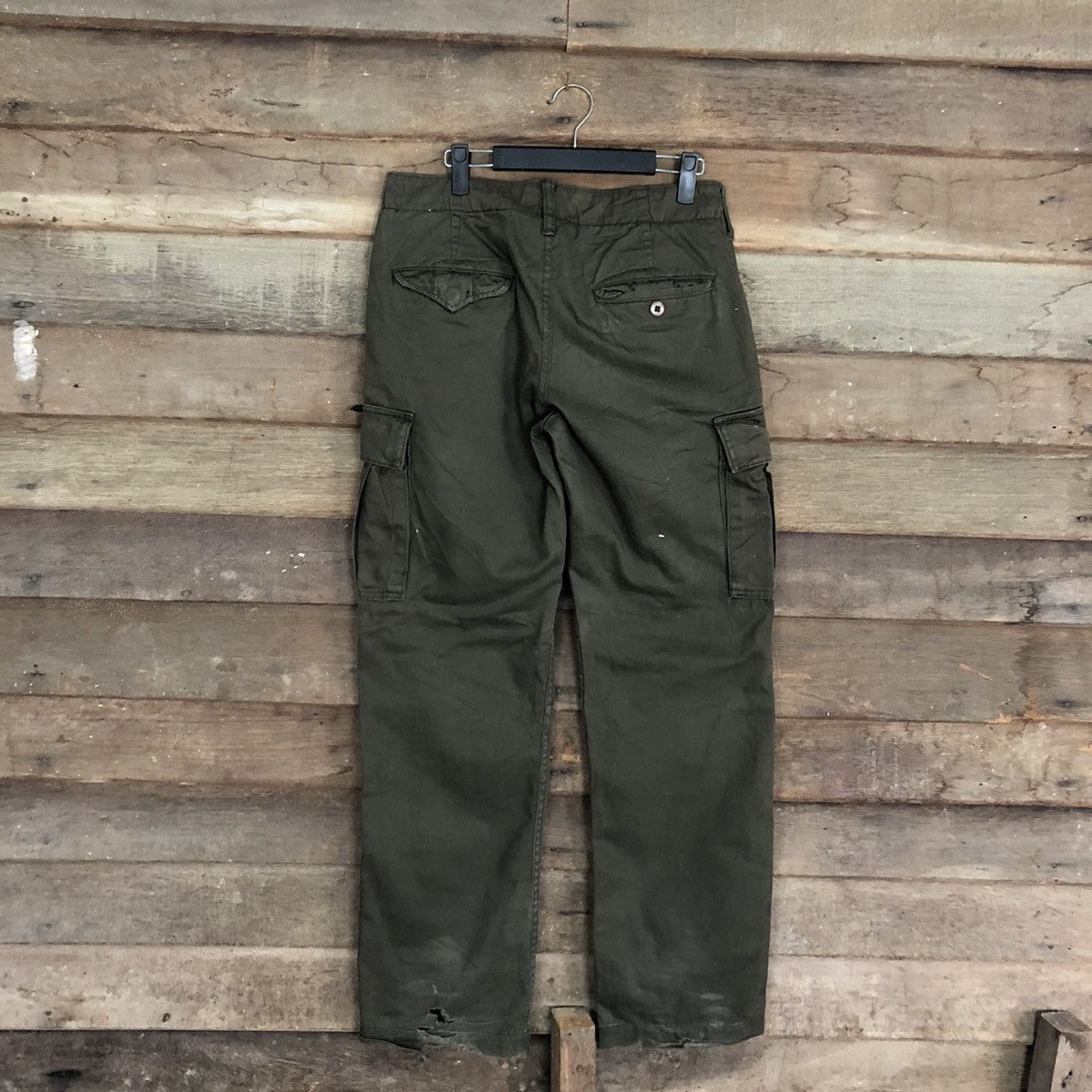 Hypebeast Baldia Green Multipocket Tactical Cargo Pants #c1259DL Size US 30 / EU 46 - 8 Thumbnail