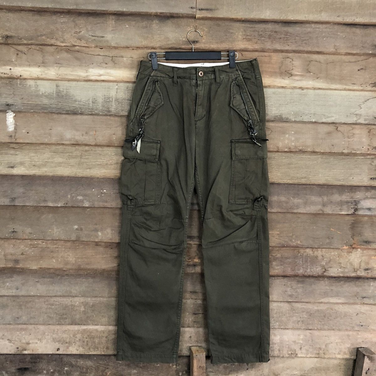 DLL Baldia Green Multipocket Tactical Cargo Pants #c1259DL