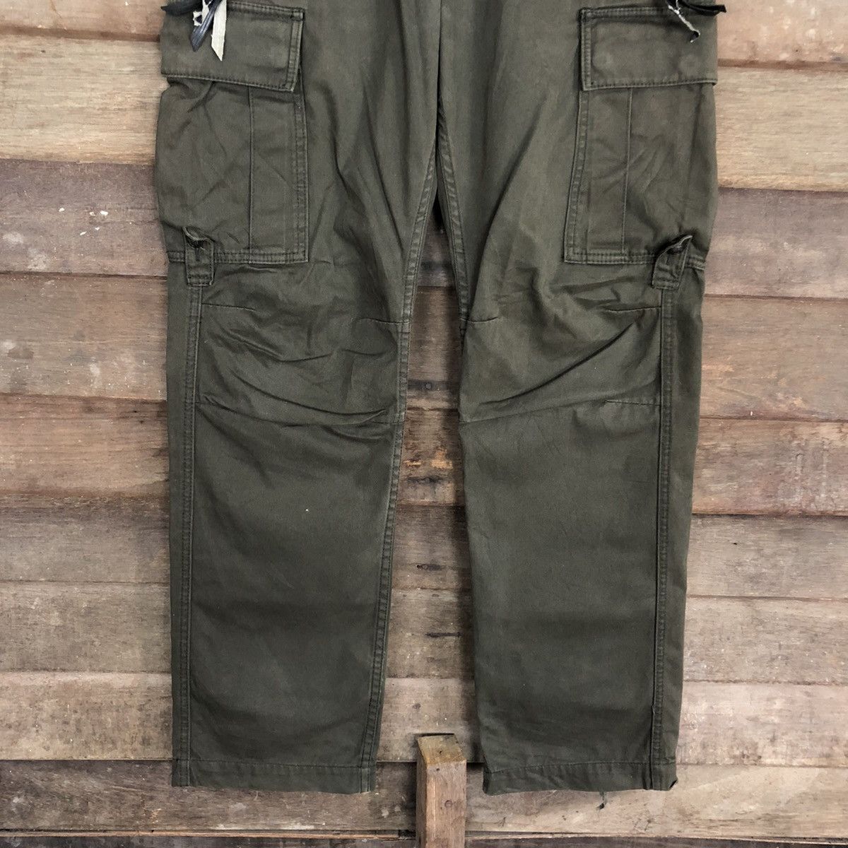 Hypebeast Baldia Green Multipocket Tactical Cargo Pants #c1259DL Size US 30 / EU 46 - 3 Thumbnail