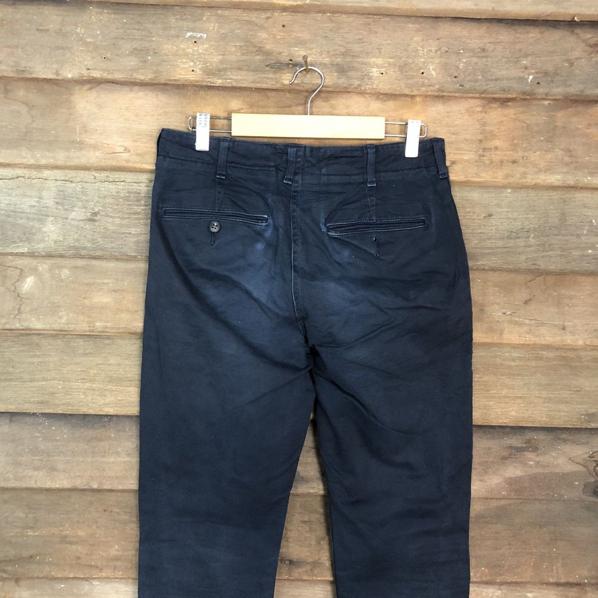 Japanese Brand DLL United Arrows Dark Blue Straight Pants #c1256 Size US 28 / EU 44 - 7 Thumbnail