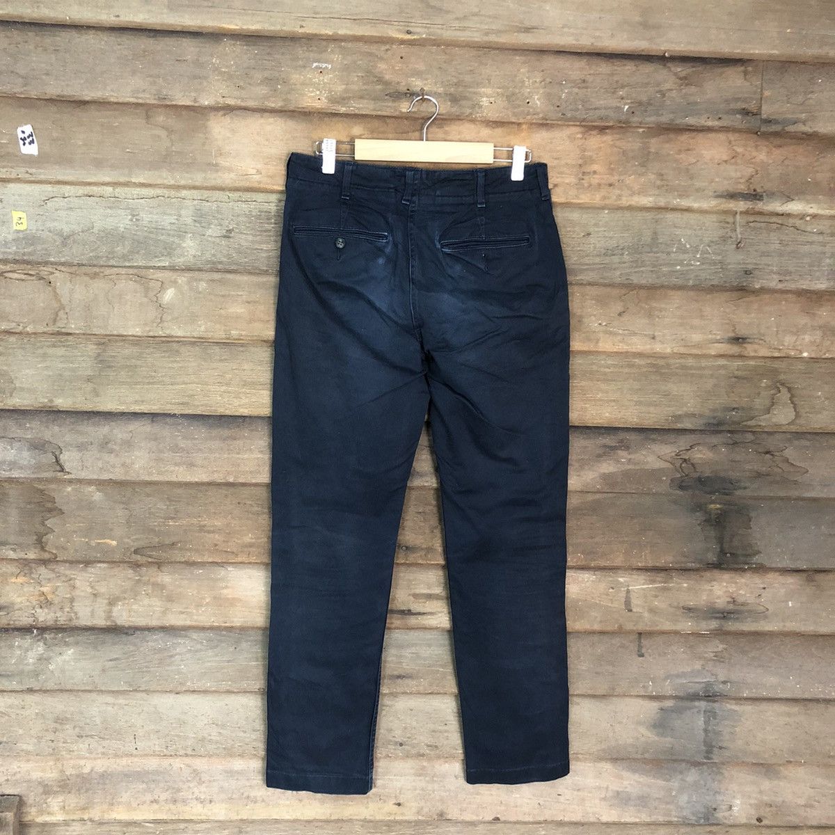Japanese Brand DLL United Arrows Dark Blue Straight Pants #c1256 Size US 28 / EU 44 - 6 Thumbnail