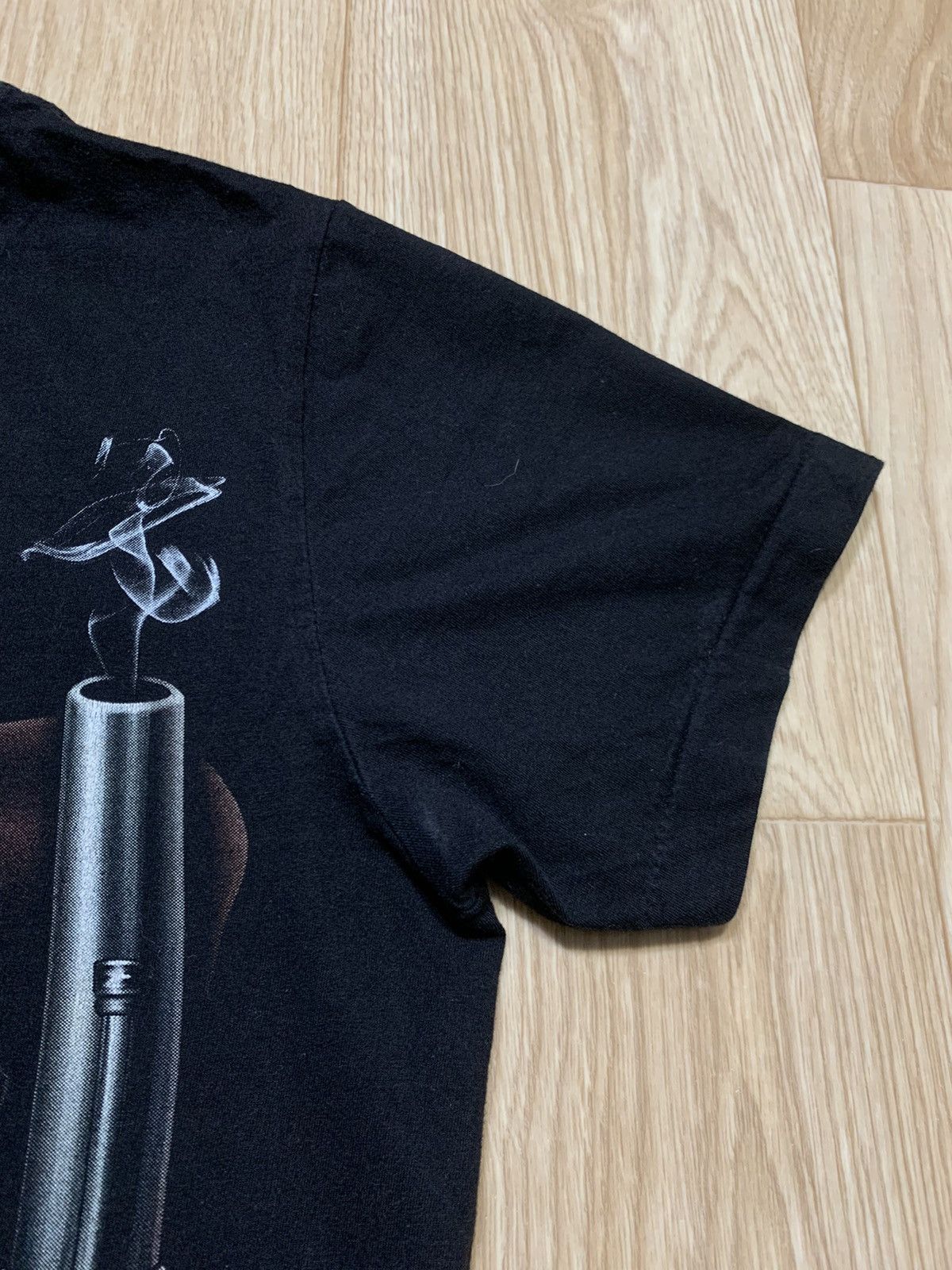 Vintage Death Grim Gun Shooter All Printed T-Shirt Size US S / EU 44-46 / 1 - 5 Thumbnail