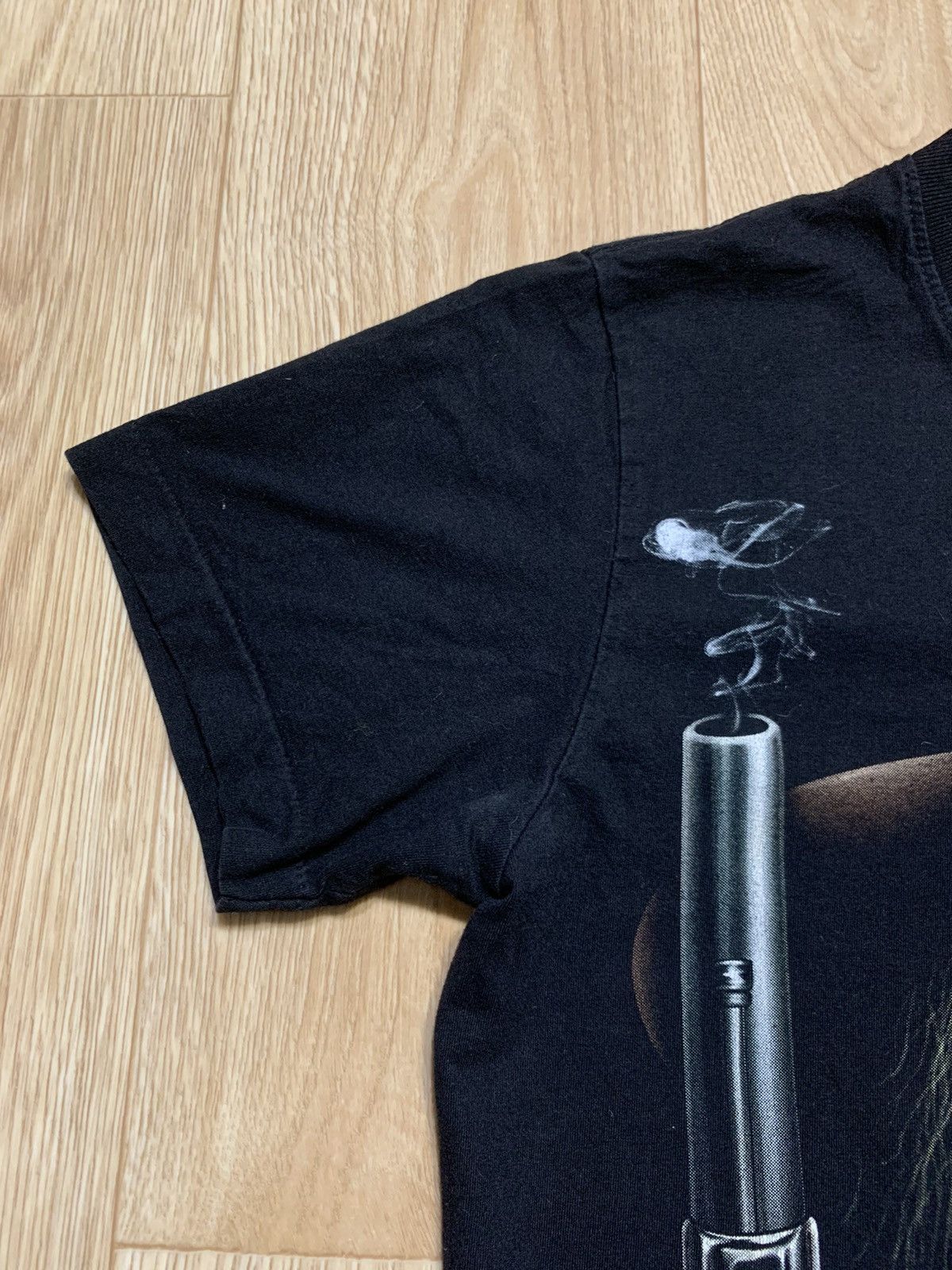 Vintage Death Grim Gun Shooter All Printed T-Shirt Size US S / EU 44-46 / 1 - 4 Thumbnail