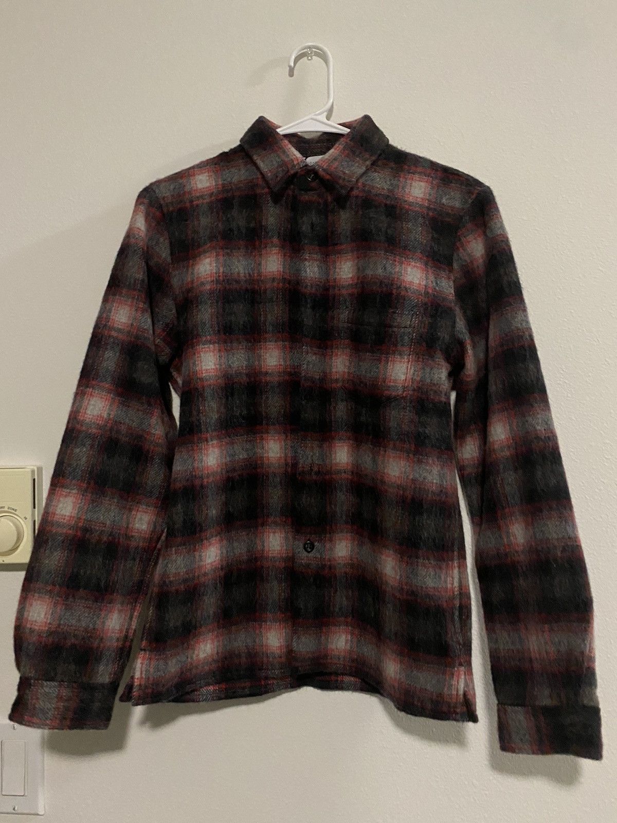 Sly Alpaca Straight Hem Wool shirt