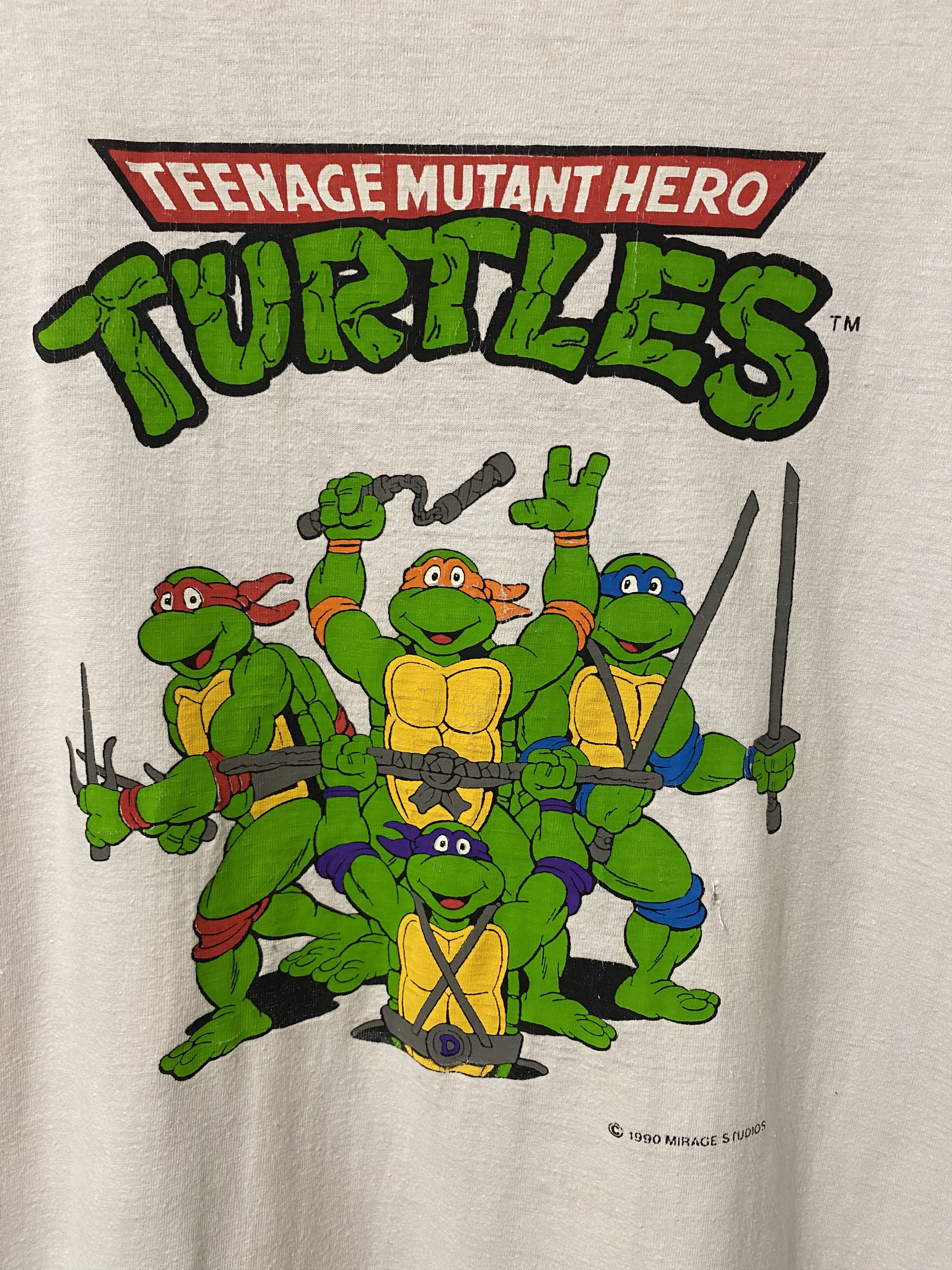 Cartoon Network Vintage 1990 TMNT Teenage Mutant Ninja Turtles t-shirt Size US M / EU 48-50 / 2 - 2 Thumbnail