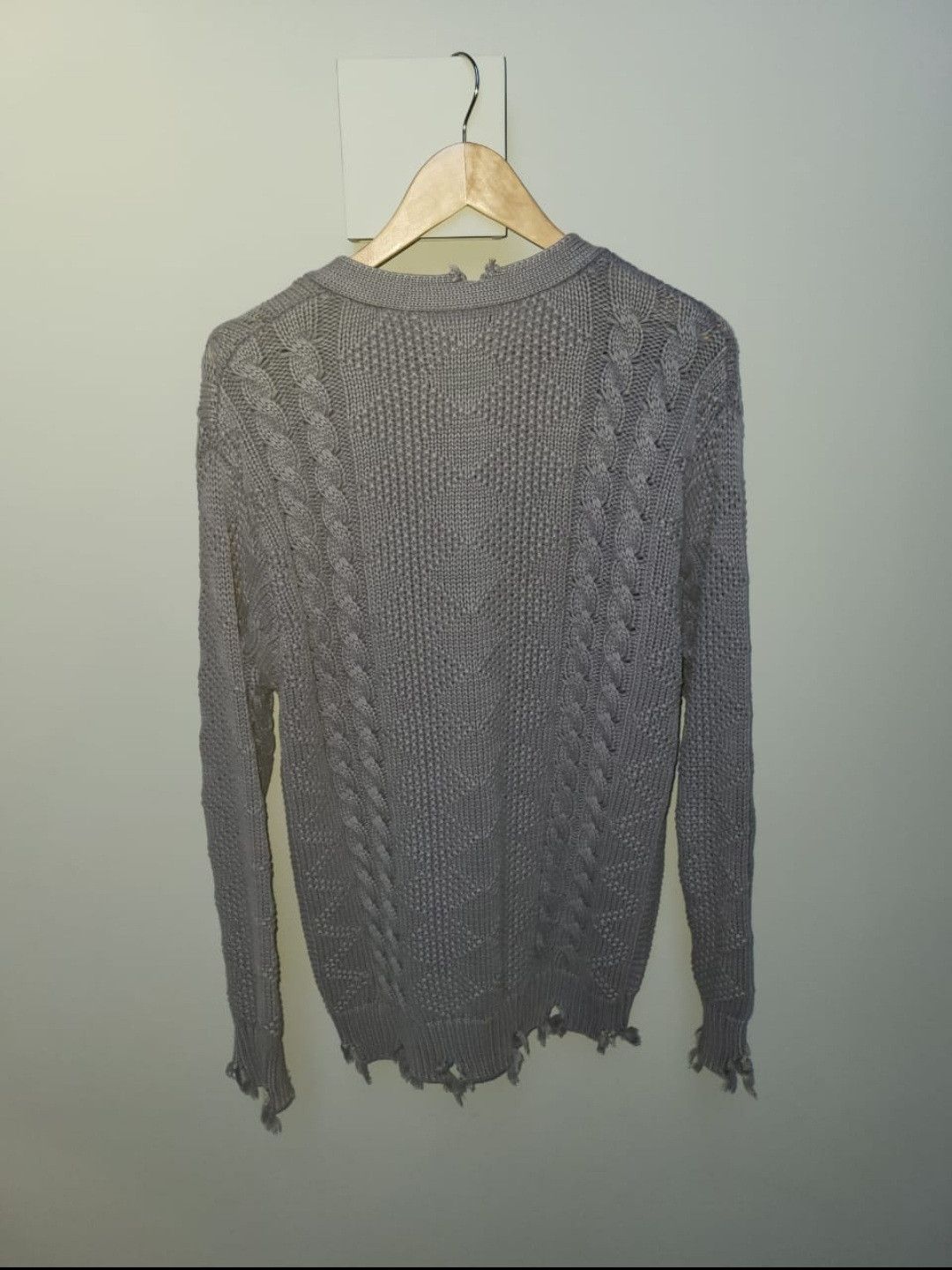 Japanese Brand In Terris distressed knit cardigan Size US M / EU 48-50 / 2 - 2 Thumbnail