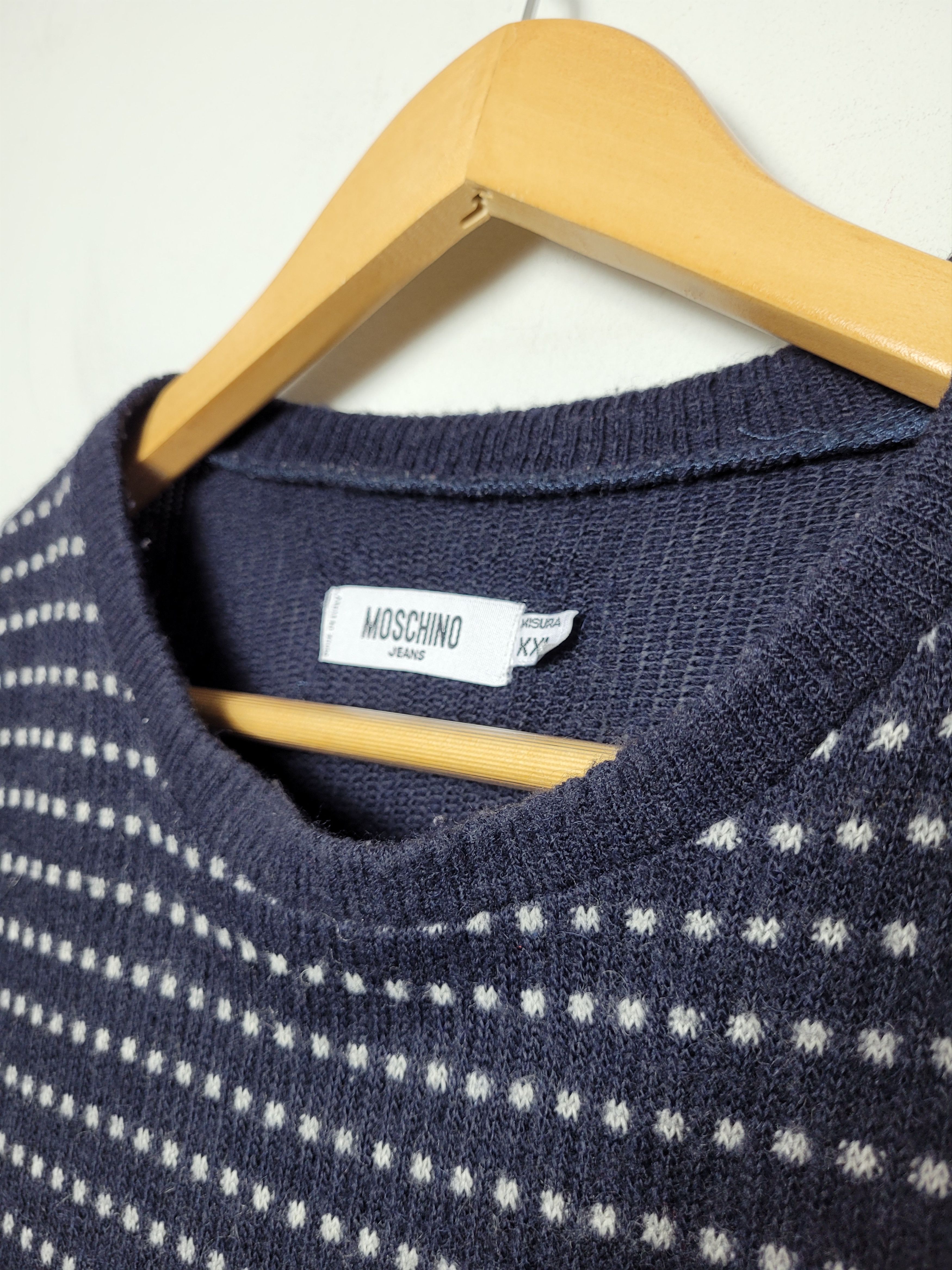 Moschino × Vintage Moschino vintage wool sweater Size US XXL / EU 58 / 5 - 3 Thumbnail