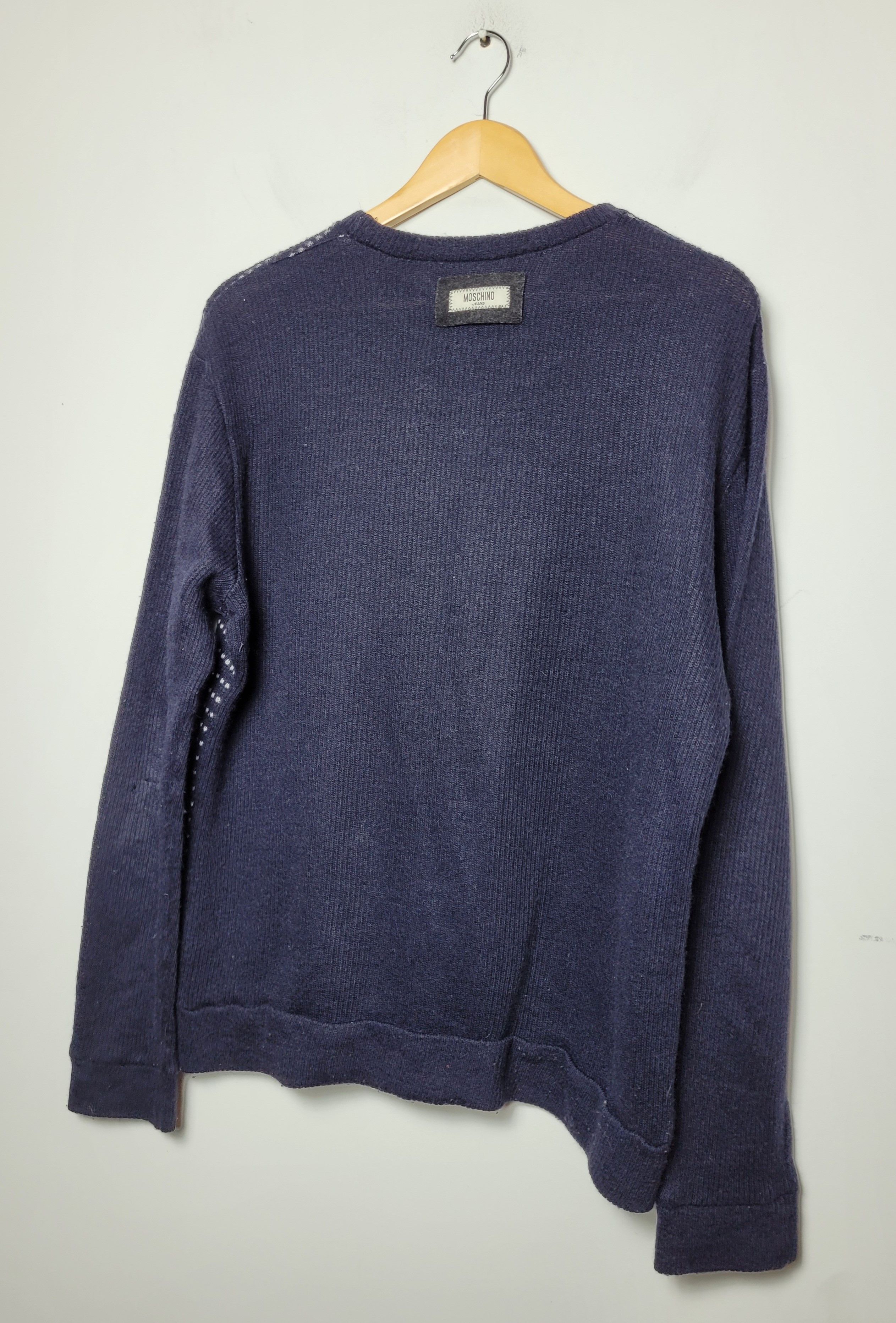 Moschino × Vintage Moschino vintage wool sweater Size US XXL / EU 58 / 5 - 5 Thumbnail