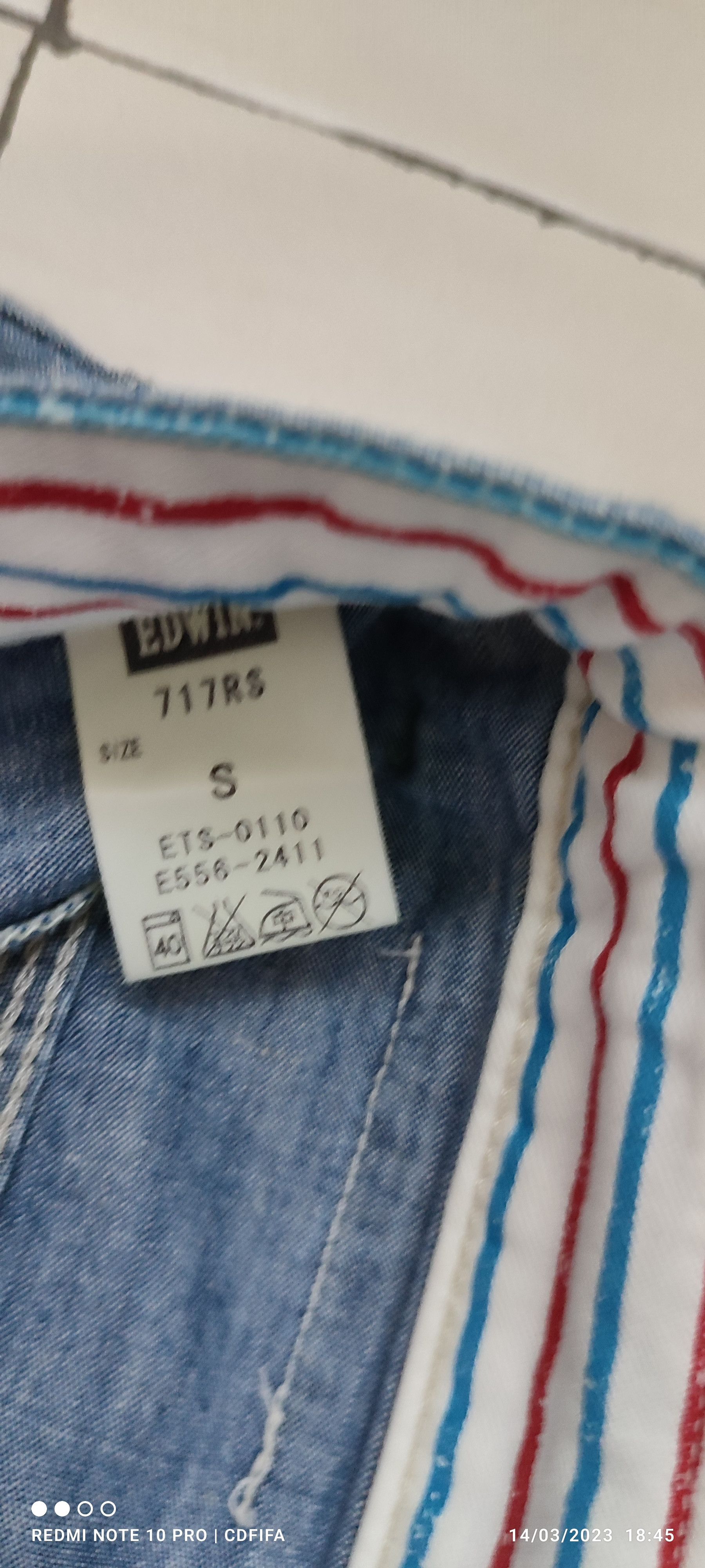 Edwin Edwin Dungaree military trousers denim Size US 34 / EU 50 - 13 Thumbnail