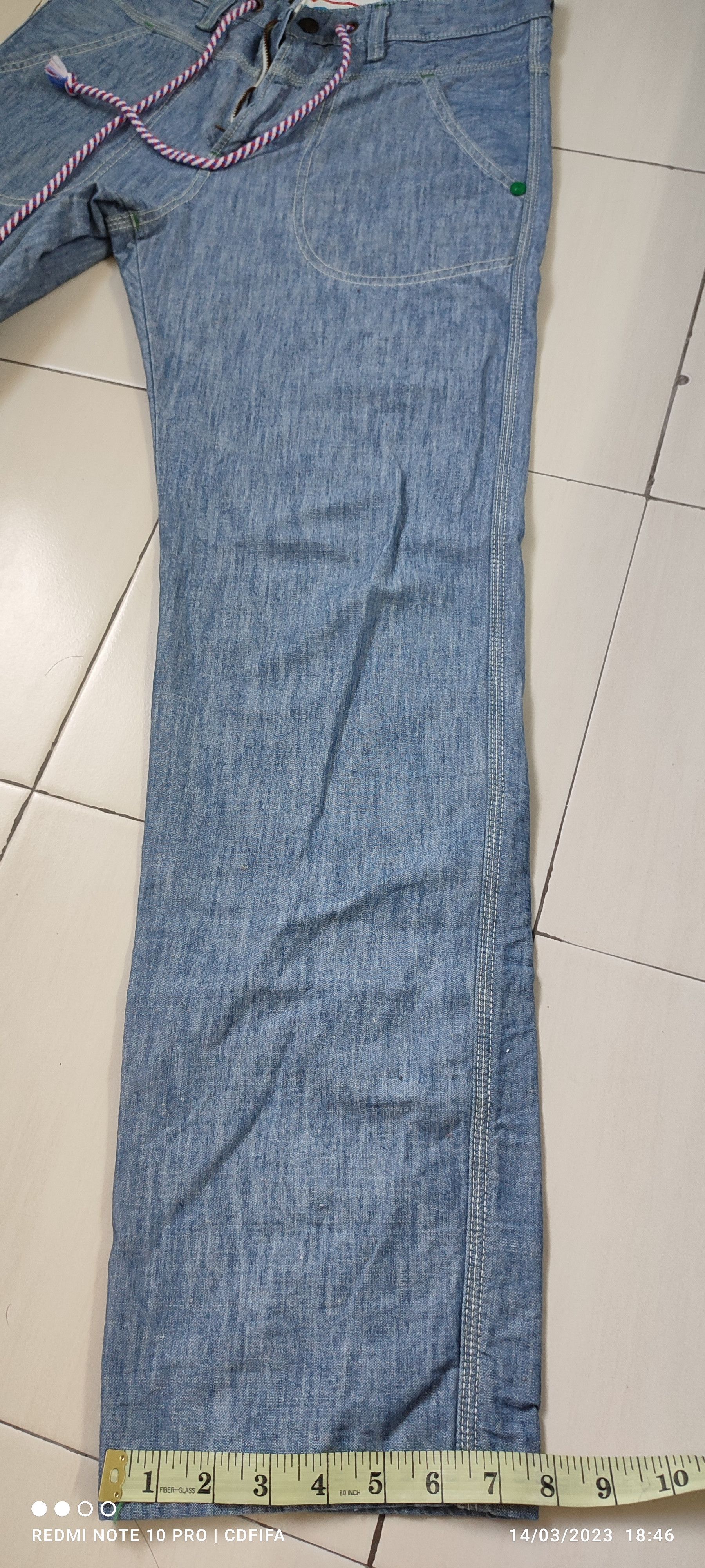 Edwin Edwin Dungaree military trousers denim Size US 34 / EU 50 - 6 Thumbnail
