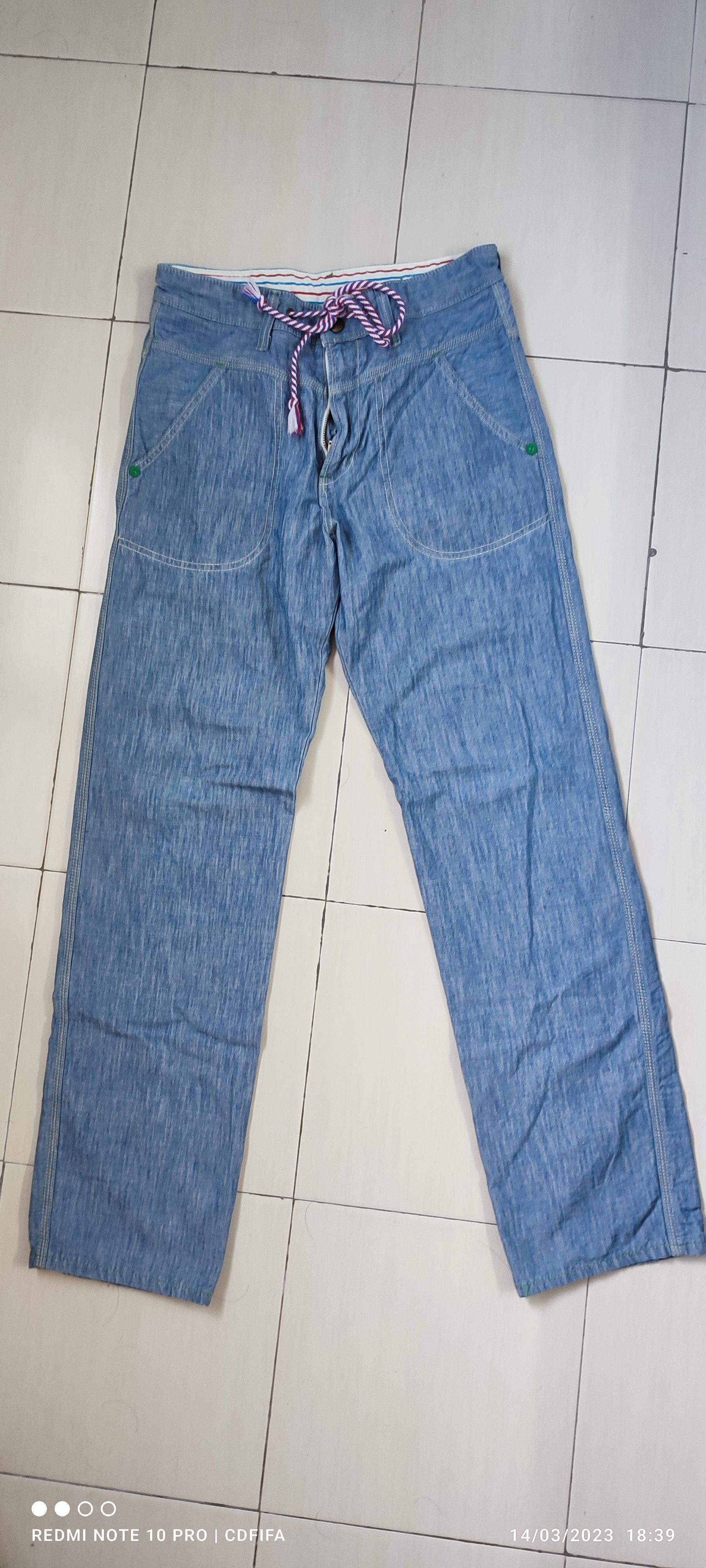 Edwin Dungaree military trousers denim