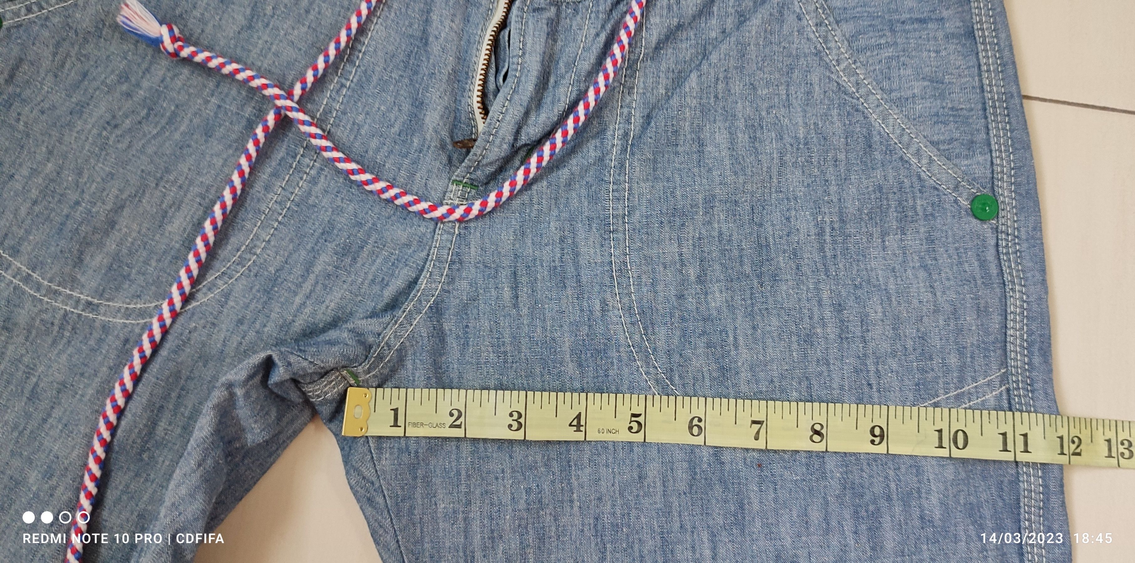 Edwin Edwin Dungaree military trousers denim Size US 34 / EU 50 - 4 Thumbnail