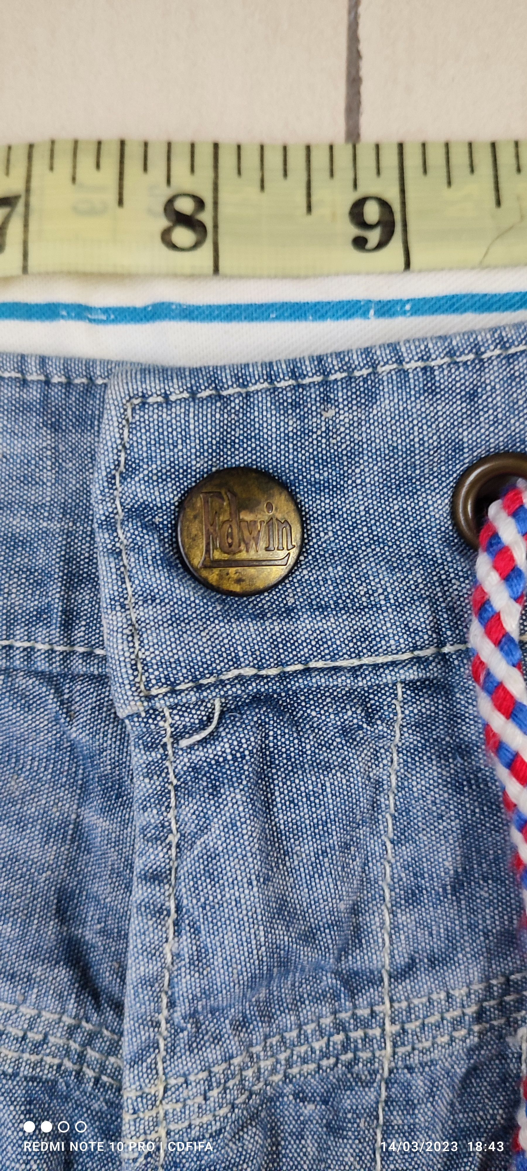 Edwin Edwin Dungaree military trousers denim Size US 34 / EU 50 - 15 Thumbnail