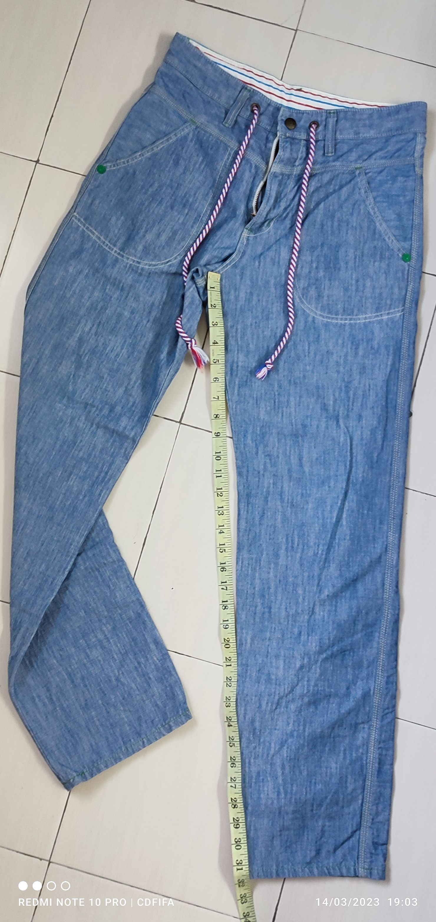 Edwin Edwin Dungaree military trousers denim Size US 34 / EU 50 - 7 Thumbnail