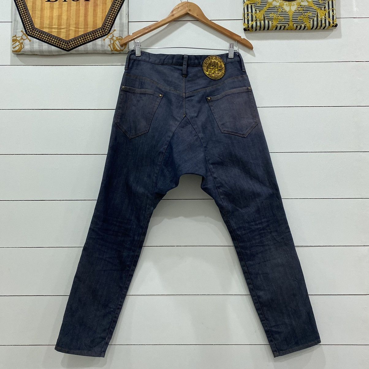 If Six Was Nine × Japanese Brand × Le Grande Bleu (L.G.B.) Milk Boy Japanese Long Rise Pants Kapital Style Size US 30 / EU 46 - 5 Thumbnail