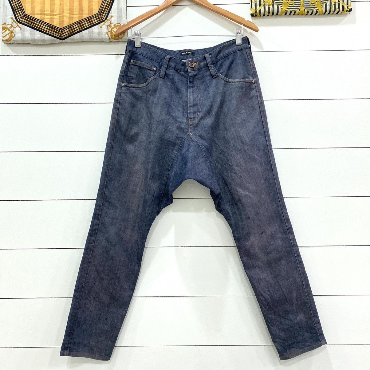 If Six Was Nine × Japanese Brand × Le Grande Bleu (L.G.B.) Milk Boy Japanese Long Rise Pants Kapital Style Size US 30 / EU 46 - 1 Thumbnail