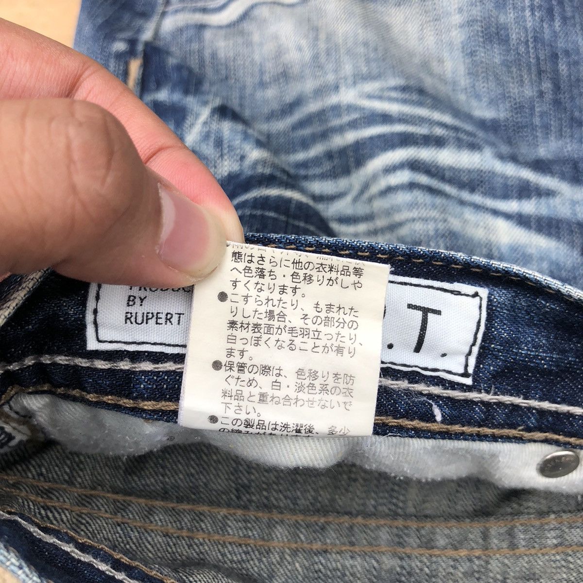 Distressed Rupert R.P.T Denim Jeans