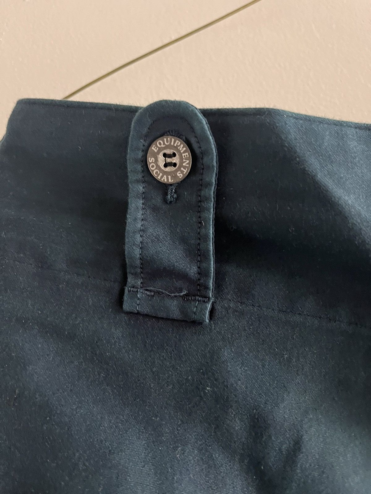 Outil Vetements / Indigo dyed moleskin work pant