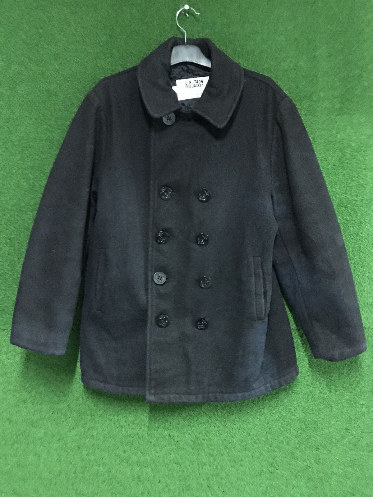 Schott 🔥 U.S 740N Pea Coat by Schott NYC Wool Jacket Size US M / EU 48-50 / 2 - 1 Thumbnail