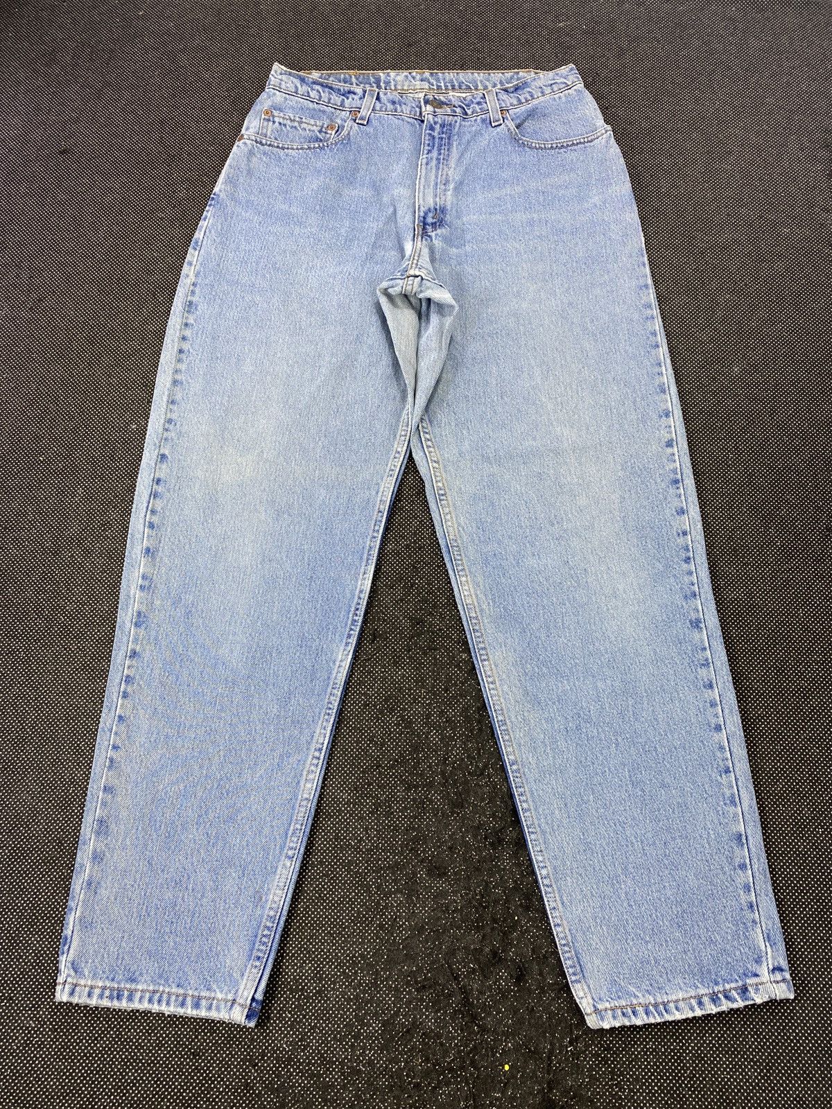 Jean 90s VINTAGE LEVIS 560 TAPERED BLUE WASH JEANS 32x32 -J509 Size US 32 / EU 48 - 2 Thumbnail