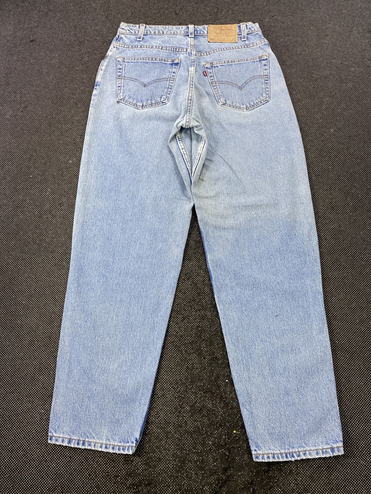 Jean 90s VINTAGE LEVIS 560 TAPERED BLUE WASH JEANS 32x32 -J509 Size US 32 / EU 48 - 4 Thumbnail