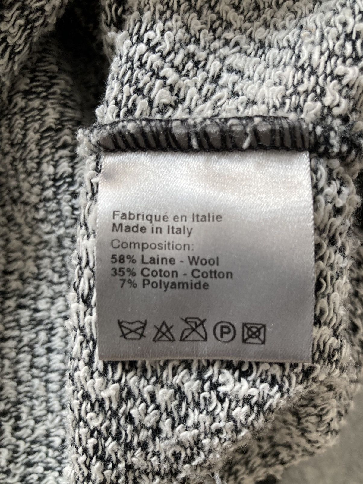 Dior × Hedi Slimane BNWT DIOR HOMME BY HEDI SLIMANE HEAVY WOOL MIX SWEATER -FW06 Size US L / EU 52-54 / 3 - 13 Thumbnail