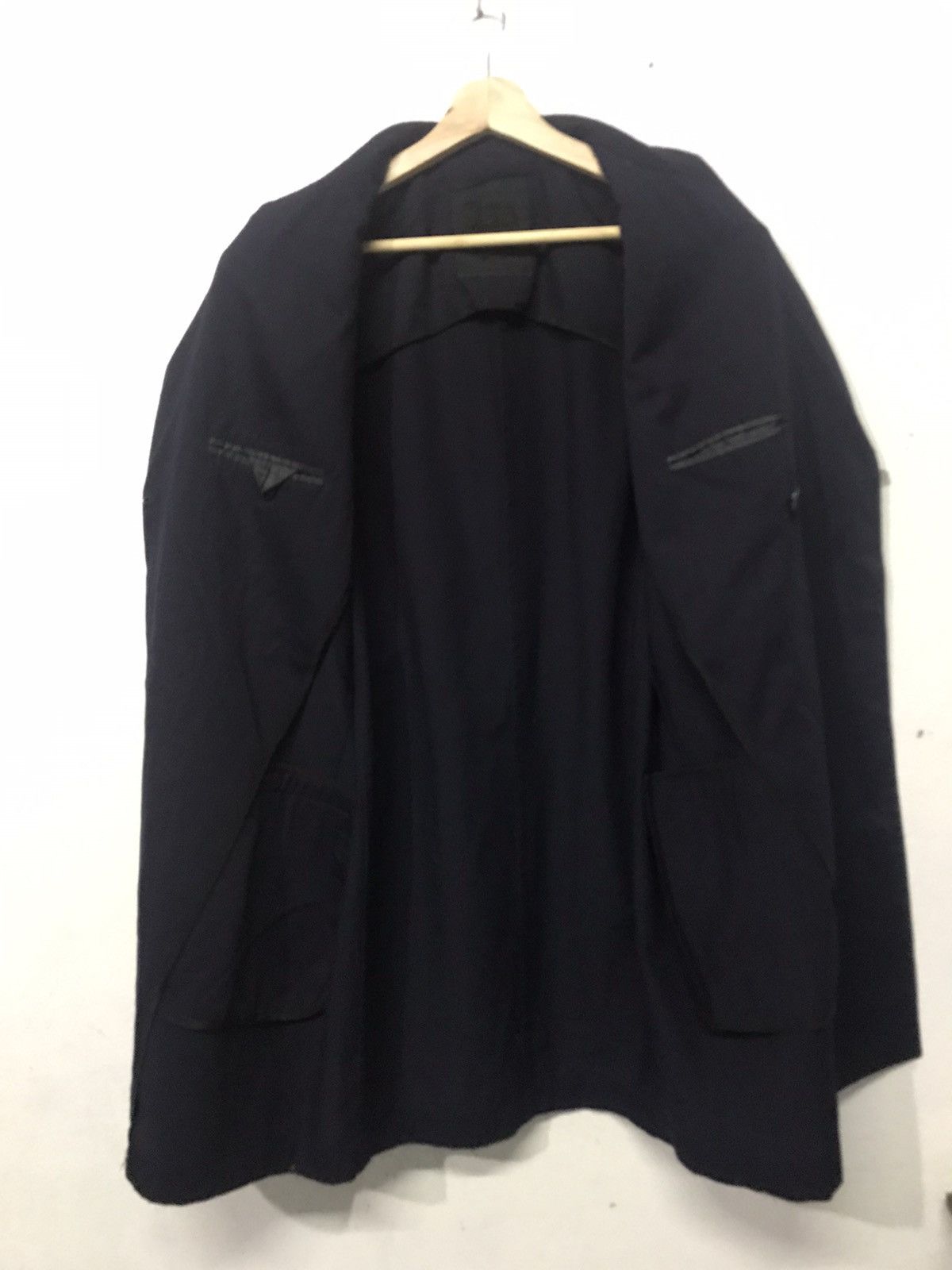 Vintage Rare !!Workshop 80s By Yohji Yamamoto Trench Coat/Overcoats Size US M / EU 48-50 / 2 - 7 Thumbnail
