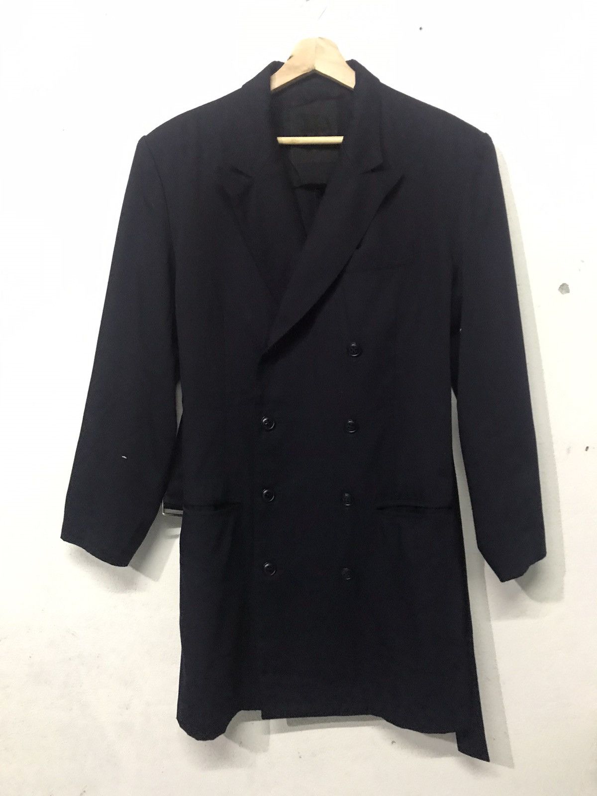 Vintage Rare !!Workshop 80s By Yohji Yamamoto Trench Coat/Overcoats Size US M / EU 48-50 / 2 - 1 Thumbnail