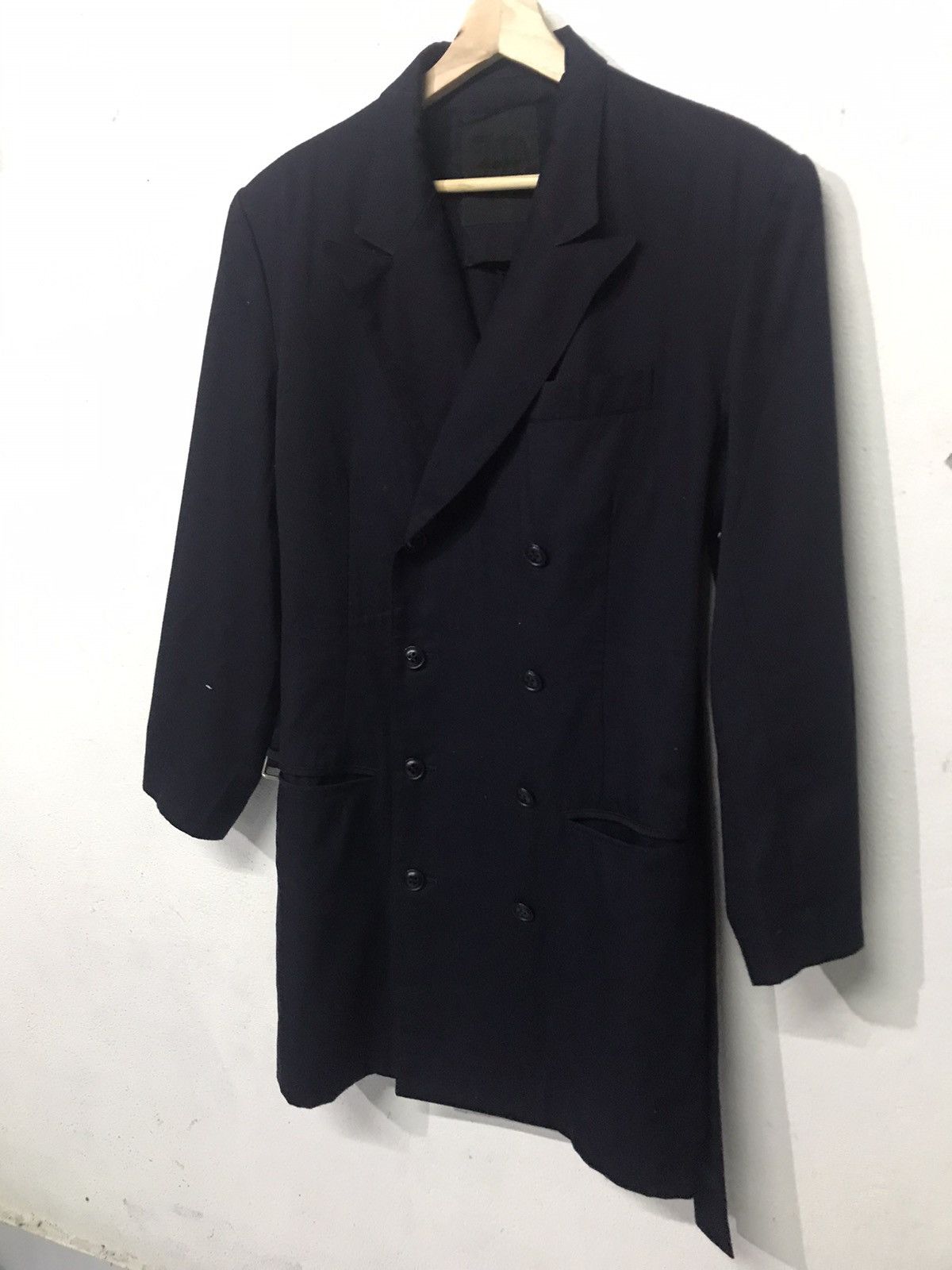 Vintage Rare !!Workshop 80s By Yohji Yamamoto Trench Coat/Overcoats Size US M / EU 48-50 / 2 - 2 Thumbnail