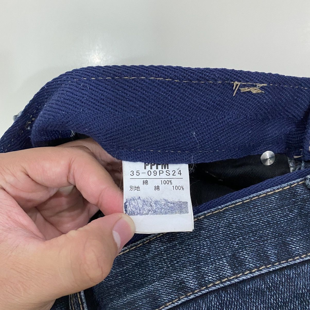 If Six Was Nine × Le Grande Bleu (L.G.B.) × PPFM PPFM Punk Zipper Distressed Denim Jeans Size US 31 - 15 Thumbnail