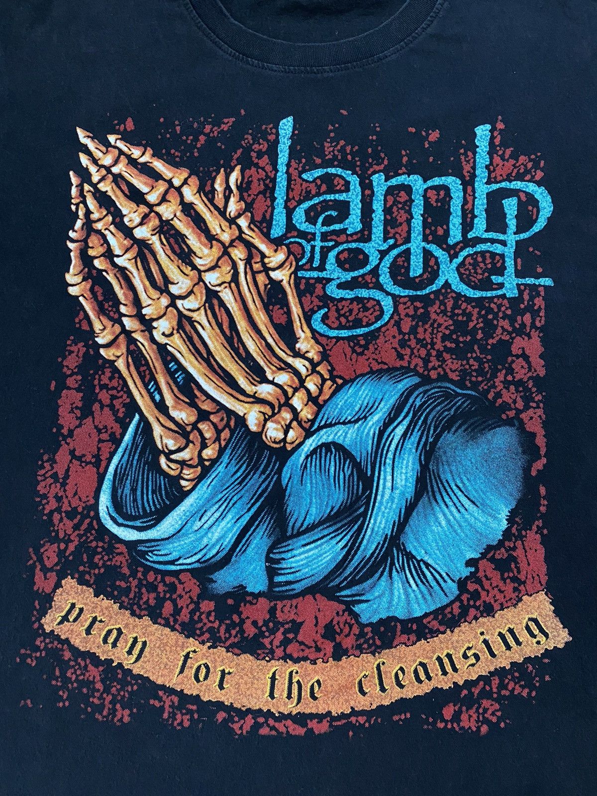 Band Tees Vintage Y2K Lamb Of Good T Shirt Tee Metallica Megadeth Size US L / EU 52-54 / 3 - 2 Thumbnail
