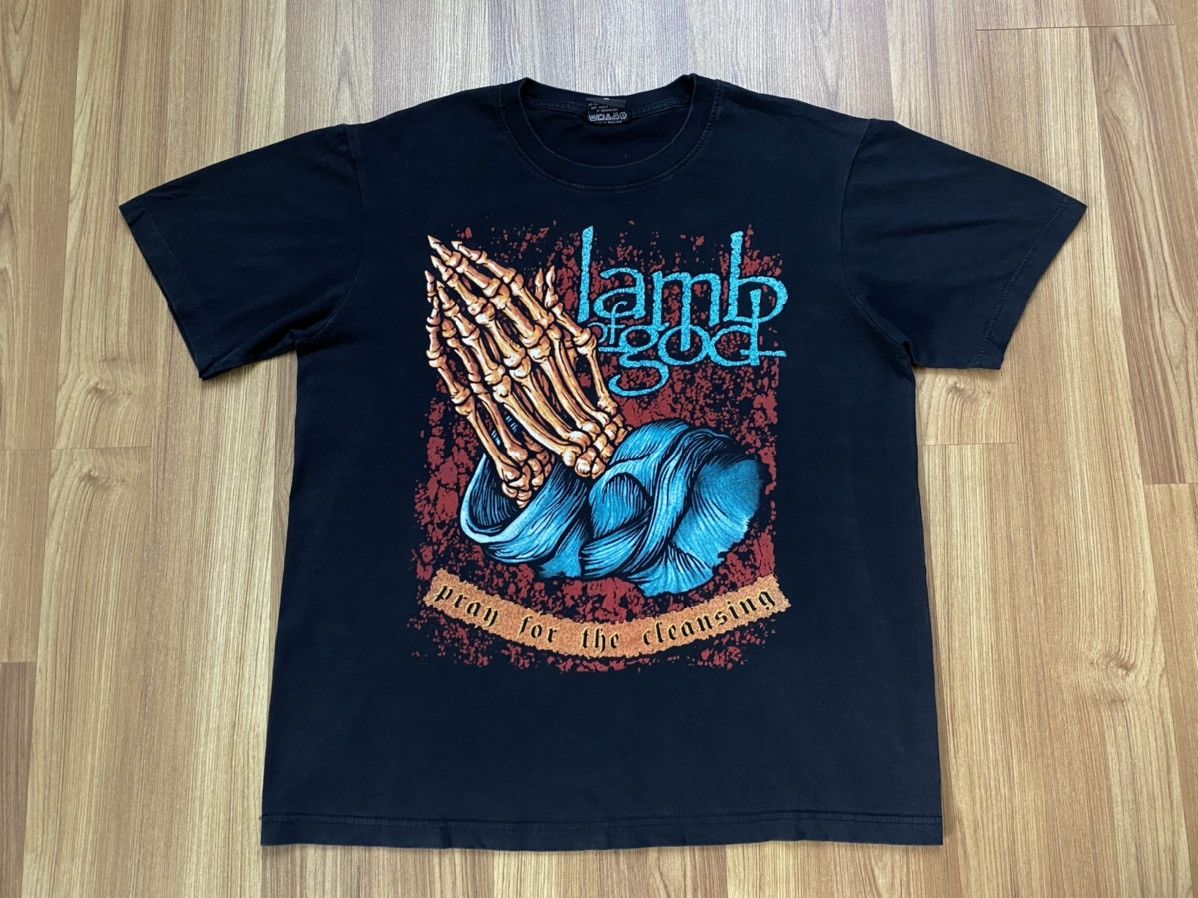 Band Tees Vintage Y2K Lamb Of Good T Shirt Tee Metallica Megadeth Size US L / EU 52-54 / 3 - 1 Thumbnail