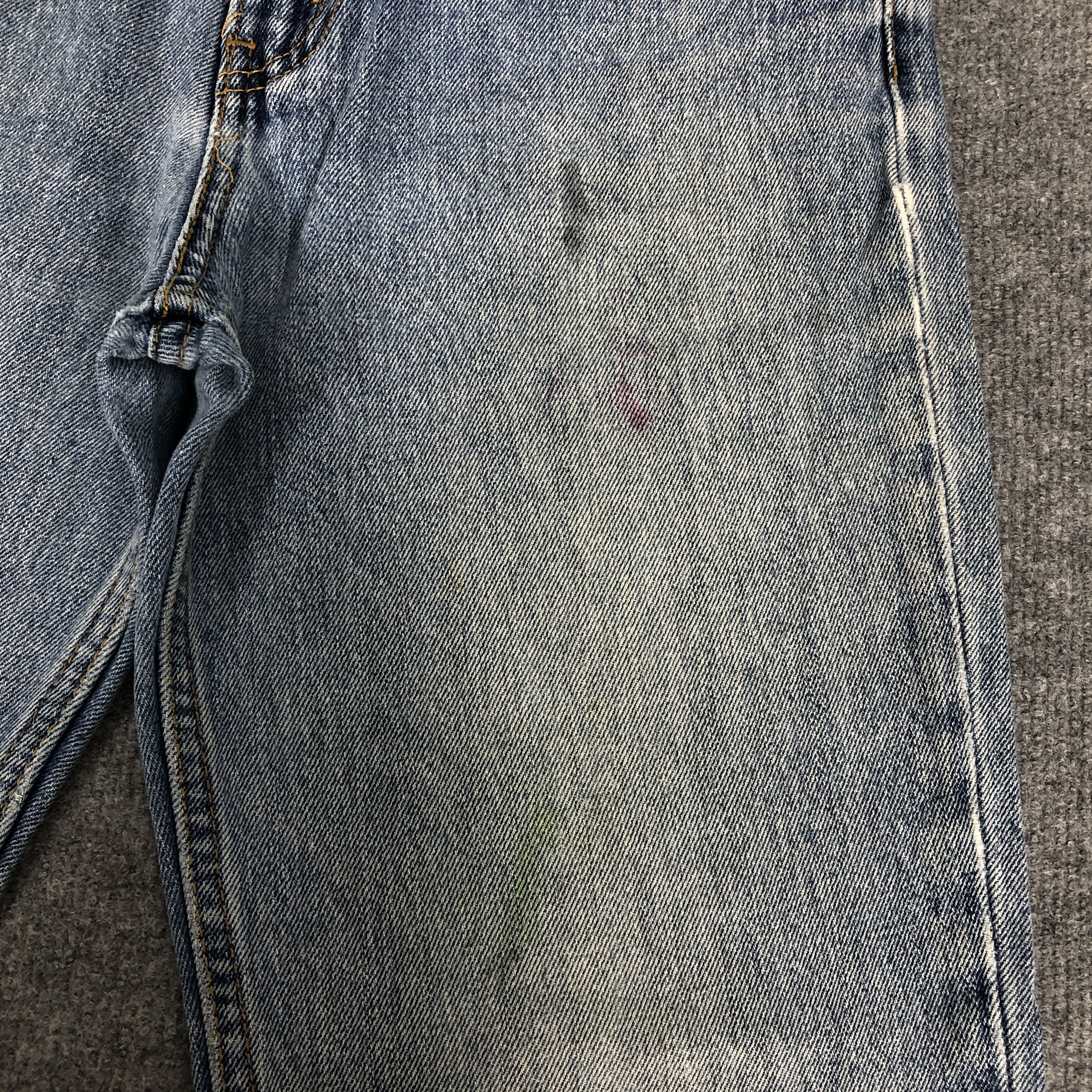 Levi's Vintage Y2k Levi's 516 Distress Faded Blue Denim Jean Size US 30 / EU 46 - 9 Thumbnail
