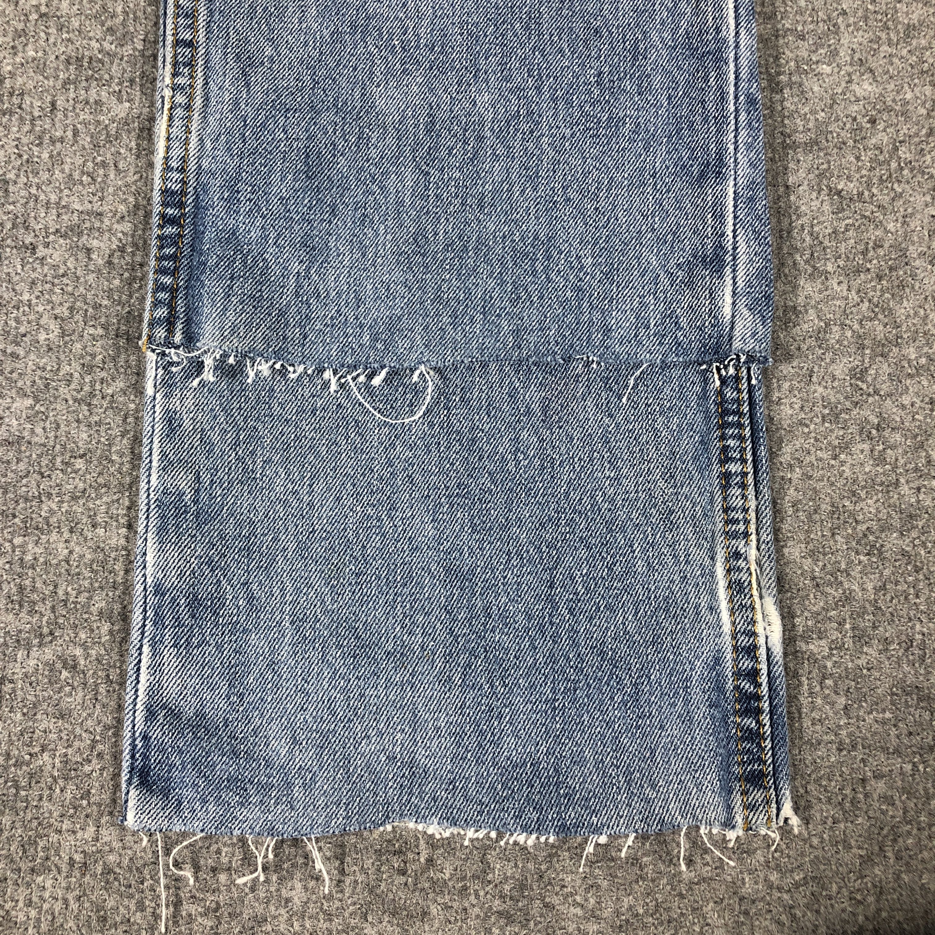 Levi's Vintage Y2k Levi's 516 Distress Faded Blue Denim Jean Size US 30 / EU 46 - 10 Thumbnail