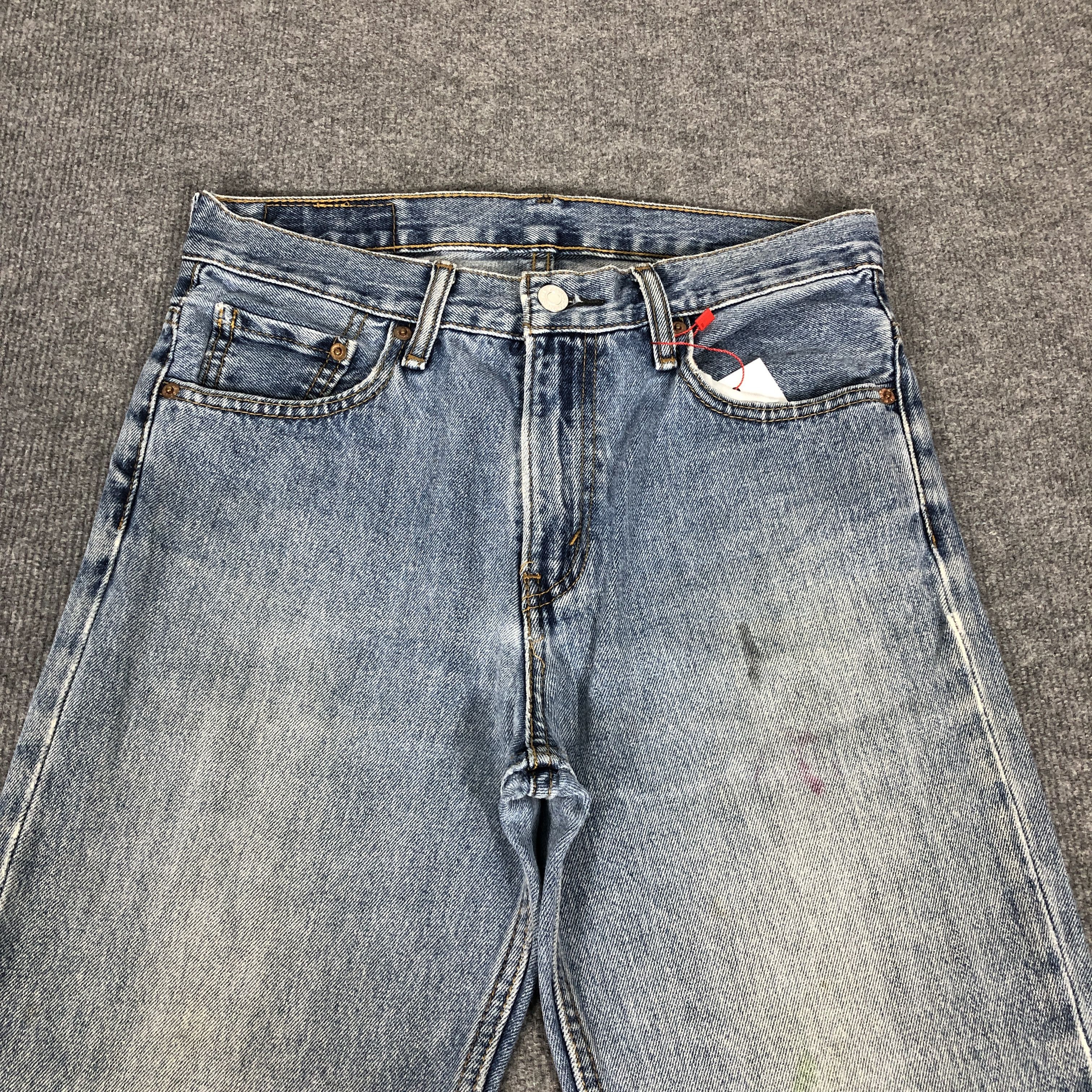 Levi's Vintage Y2k Levi's 516 Distress Faded Blue Denim Jean Size US 30 / EU 46 - 3 Thumbnail