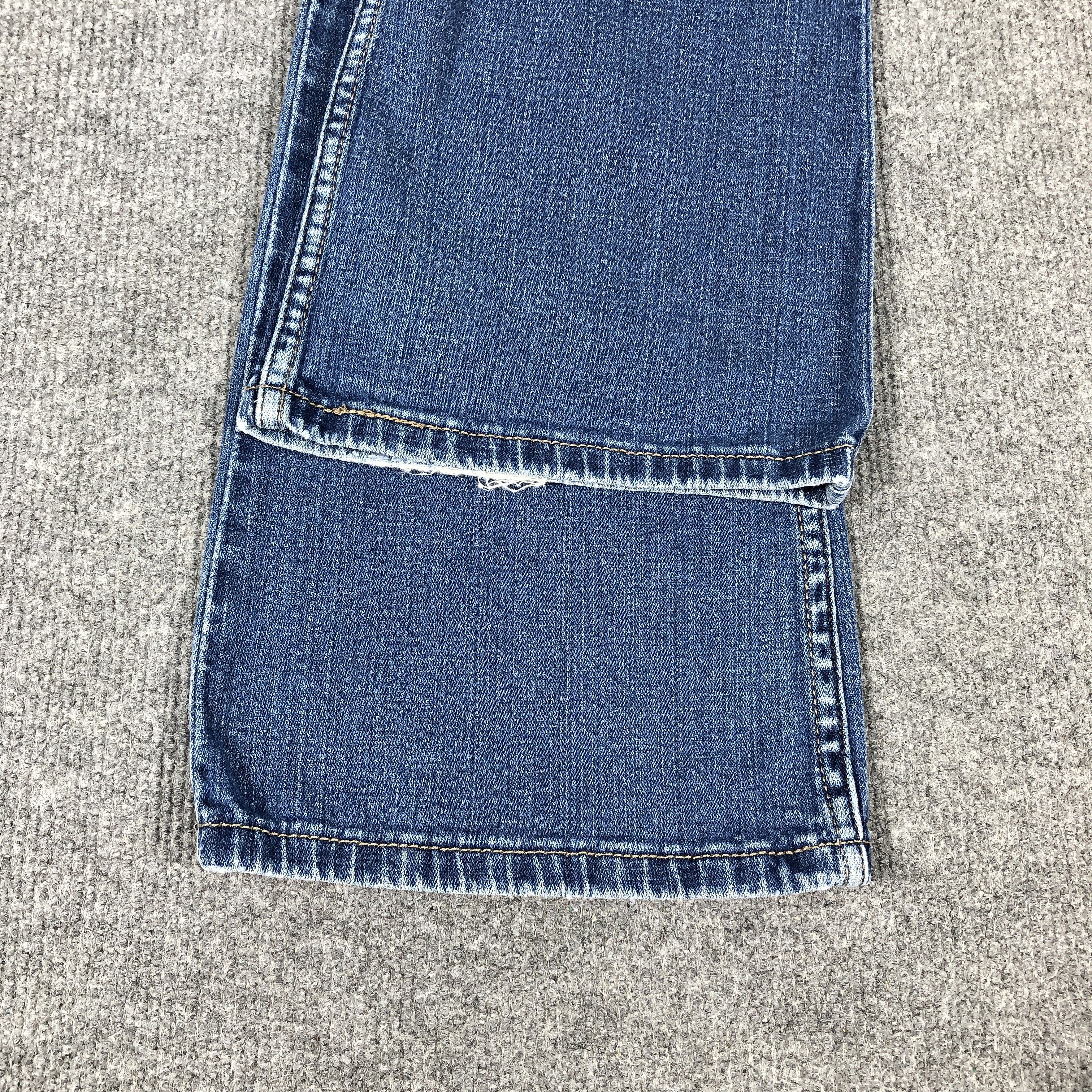 Levi's Vintage Y2K Levi's 524 Superlow Flare Faded Blue Jean Size 27" / US 4 / IT 40 - 8 Thumbnail