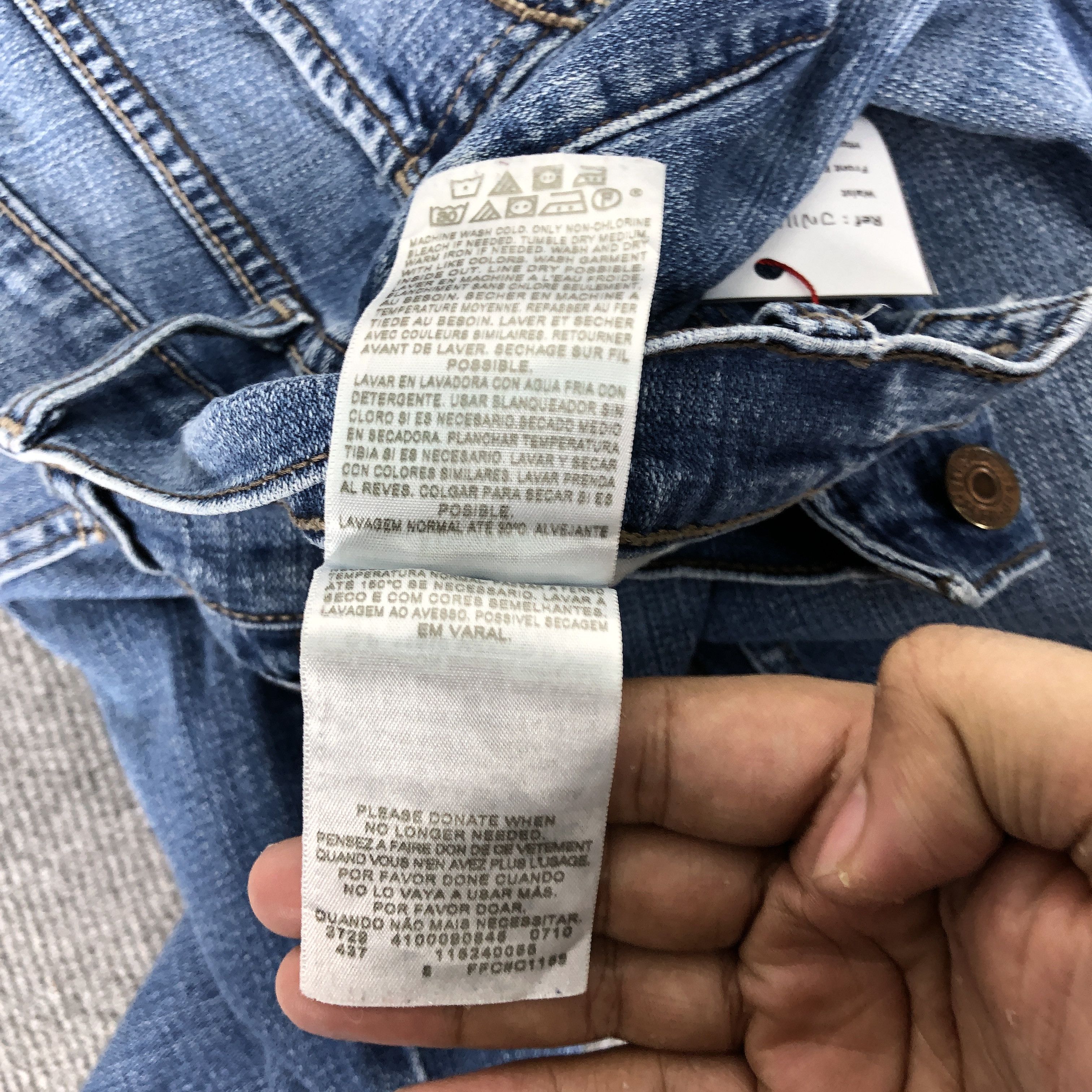 Levi's Vintage Y2K Levi's 524 Superlow Flare Faded Blue Jean Size 27" / US 4 / IT 40 - 15 Thumbnail