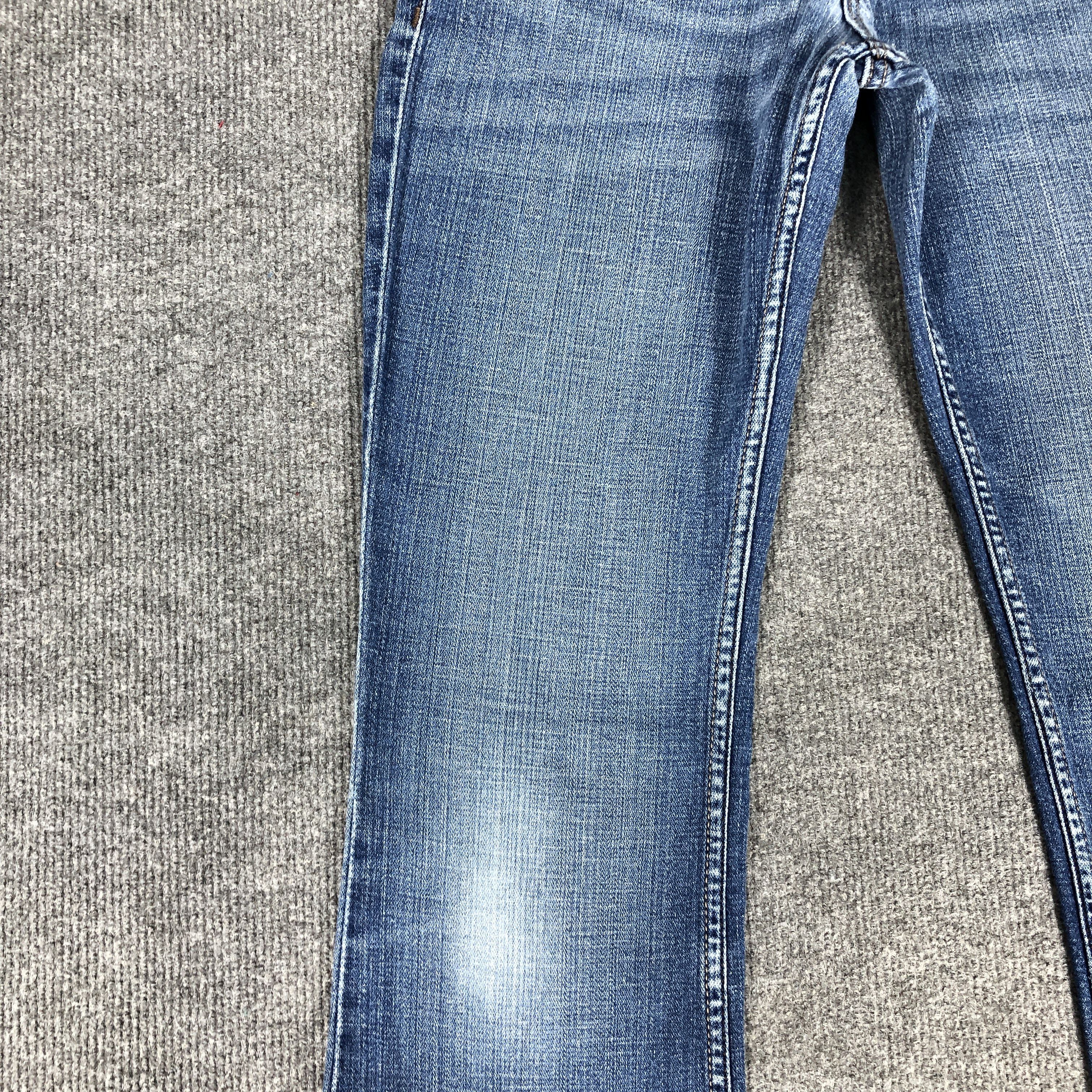 Levi's Vintage Y2K Levi's 524 Superlow Flare Faded Blue Jean Size 27" / US 4 / IT 40 - 6 Thumbnail