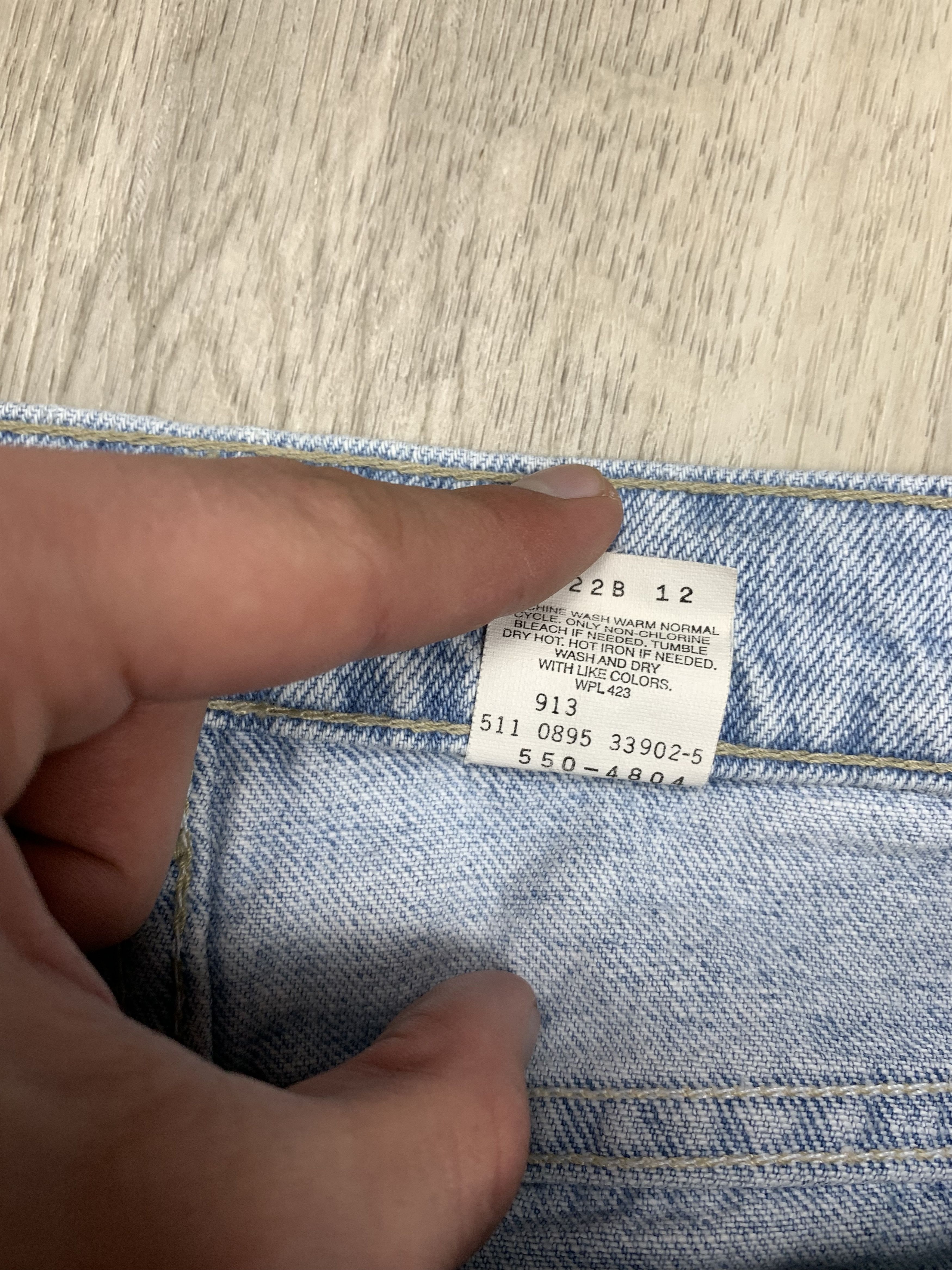 Levi's Levi's 550 Blue Washed Denim Pants Jeans Size US 38 / EU 54 - 11 Thumbnail