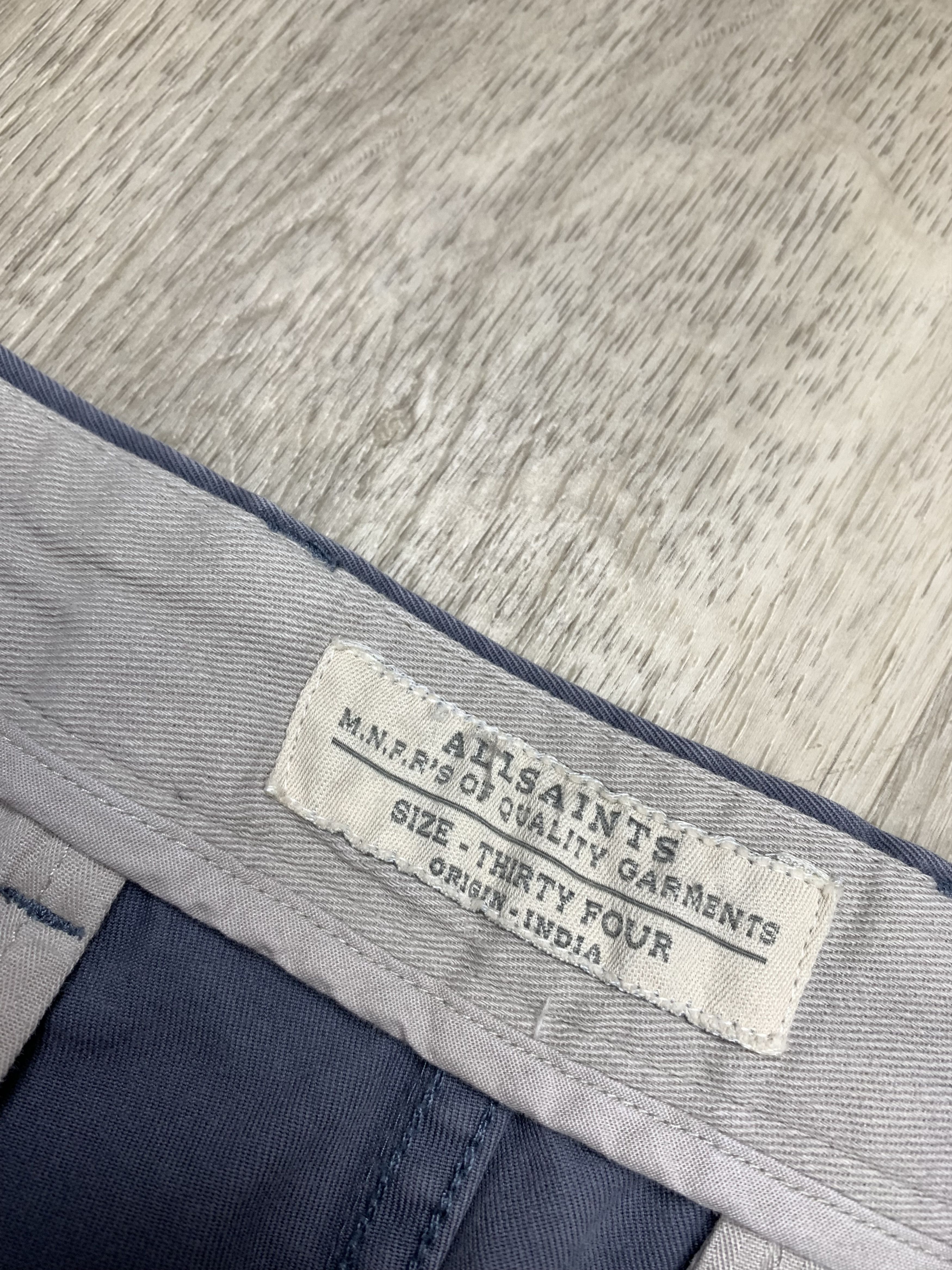 Allsaints Allsaints Spitalfields Mens Chino Pants Size US 34 / EU 50 - 5 Thumbnail