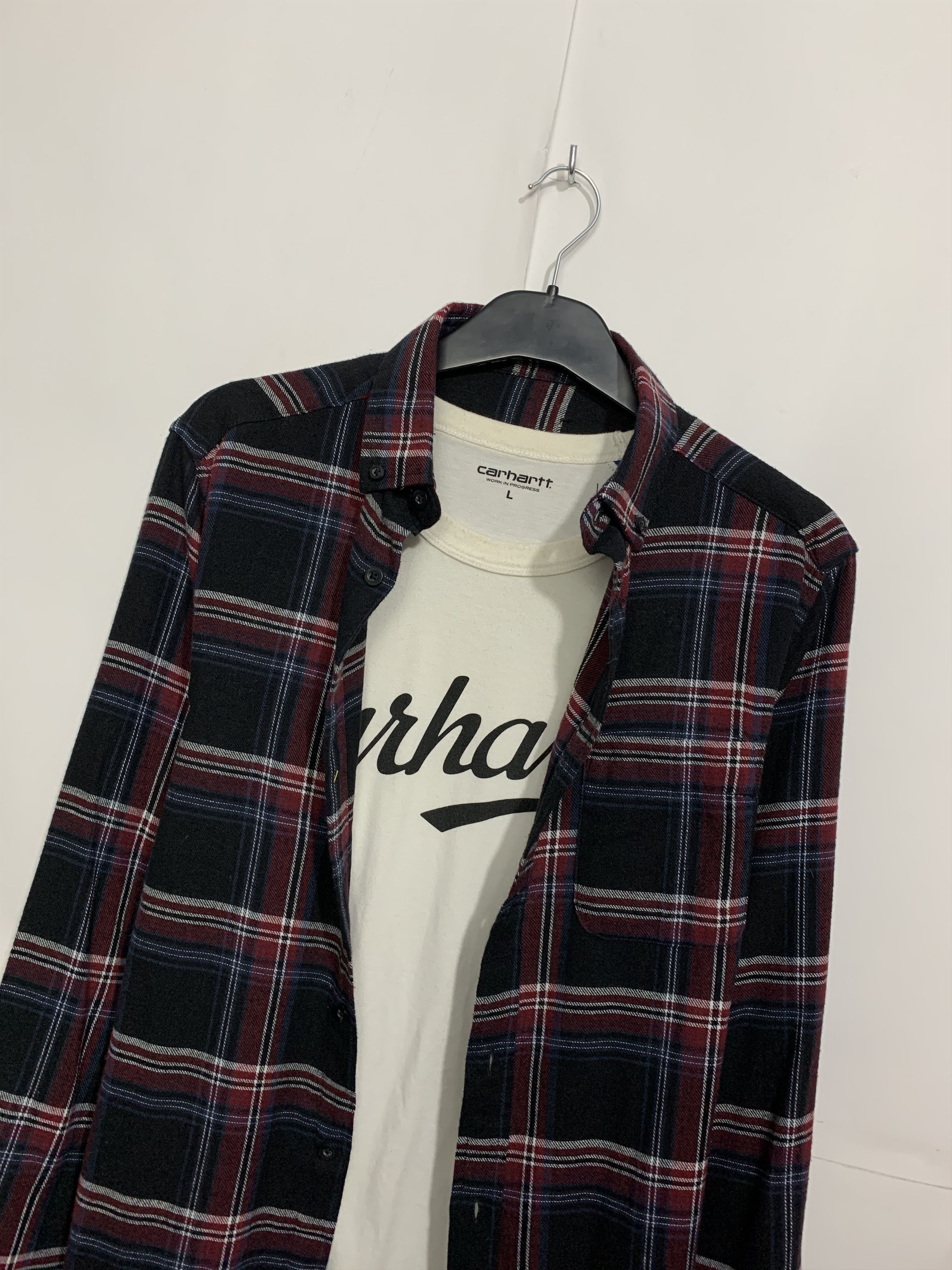 Flannel Vintage Flannel Plaid Shirt Travis style Size US M / EU 48-50 / 2 - 2 Thumbnail