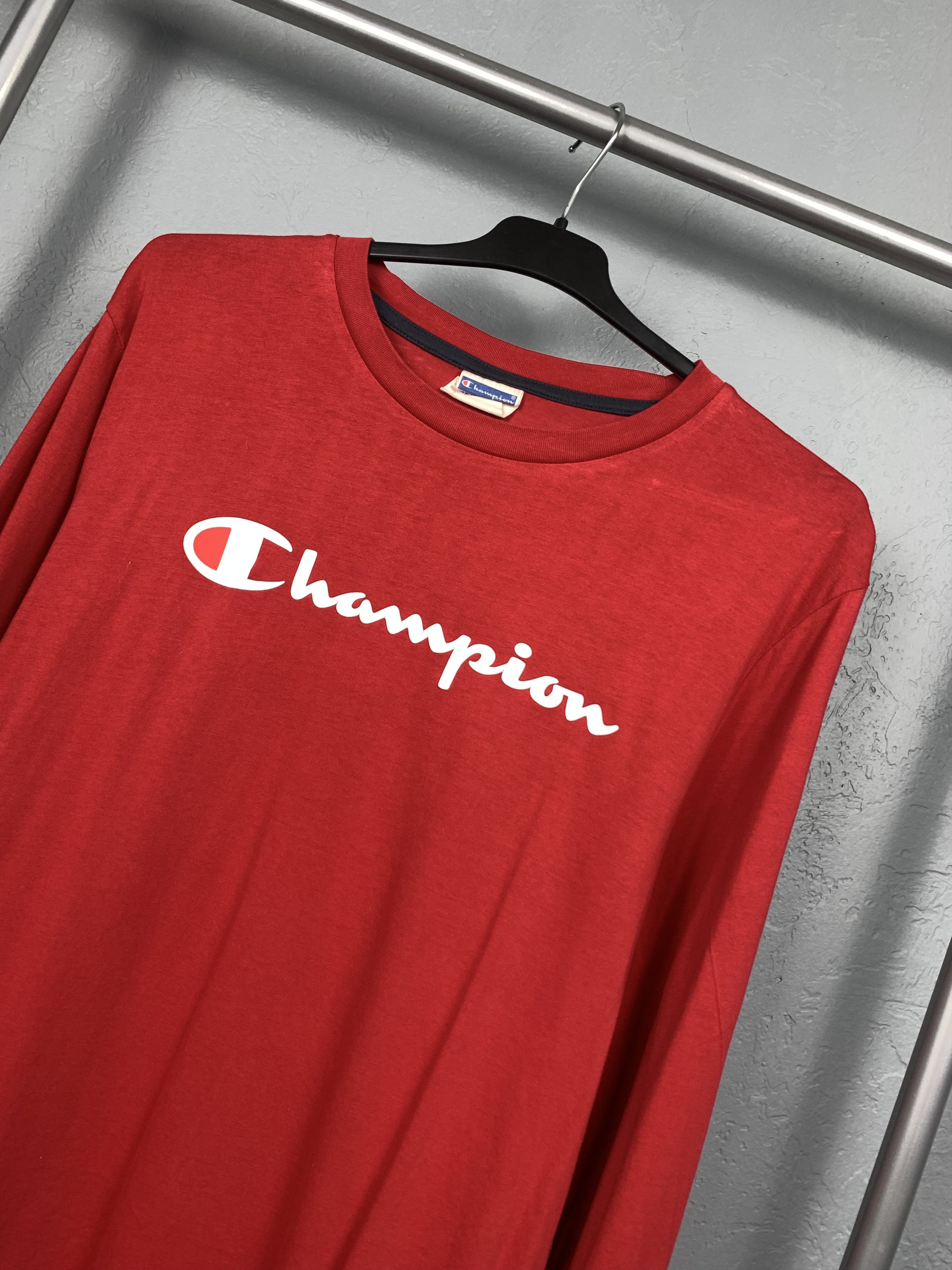 Champion Champion Mens Long Sleeve T-Shirt Size US L / EU 52-54 / 3 - 2 Thumbnail