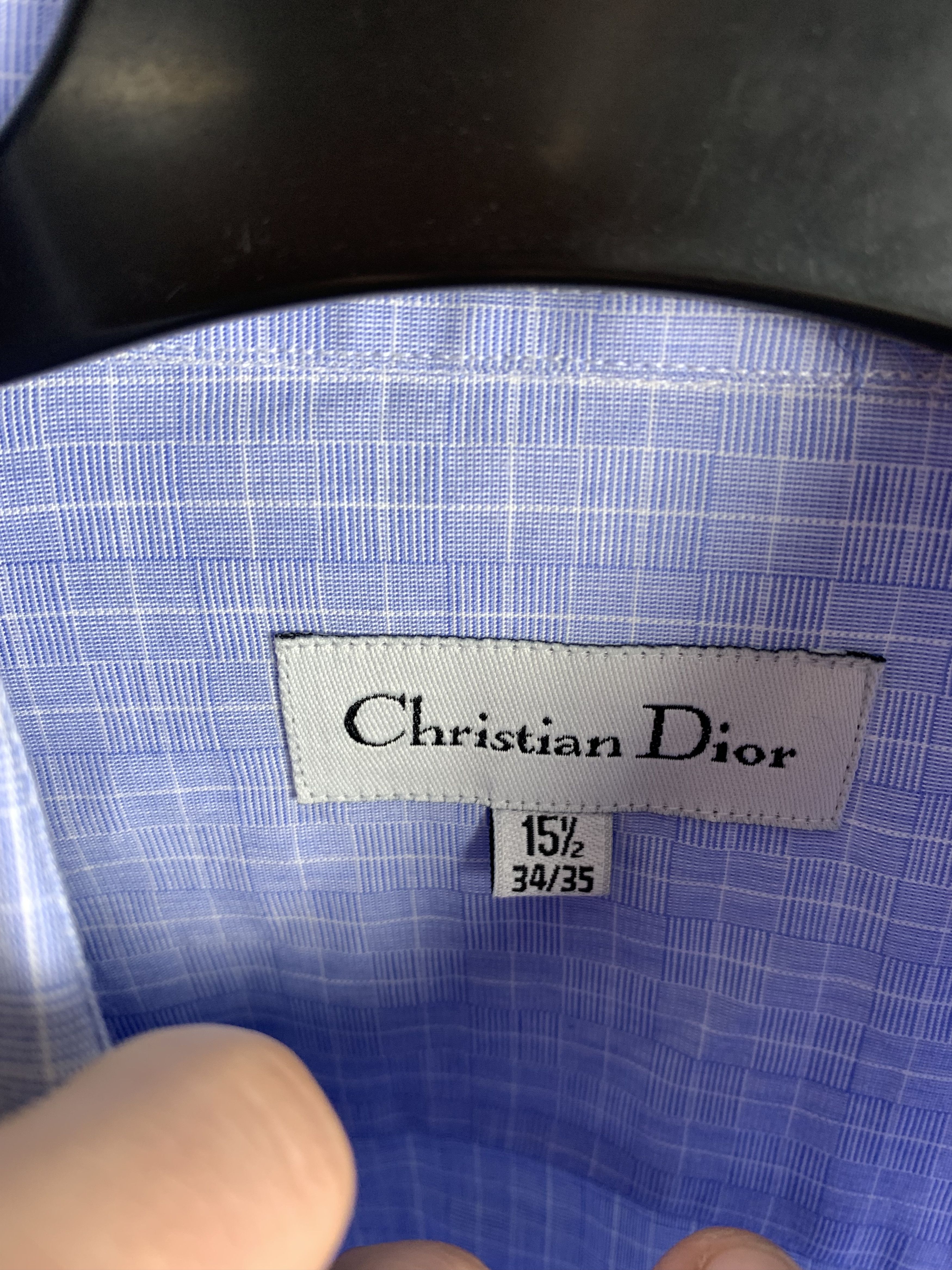 Christian Dior Monsieur Christian Dior Cotton Long Sleeve Shirt Size US L / EU 52-54 / 3 - 4 Thumbnail