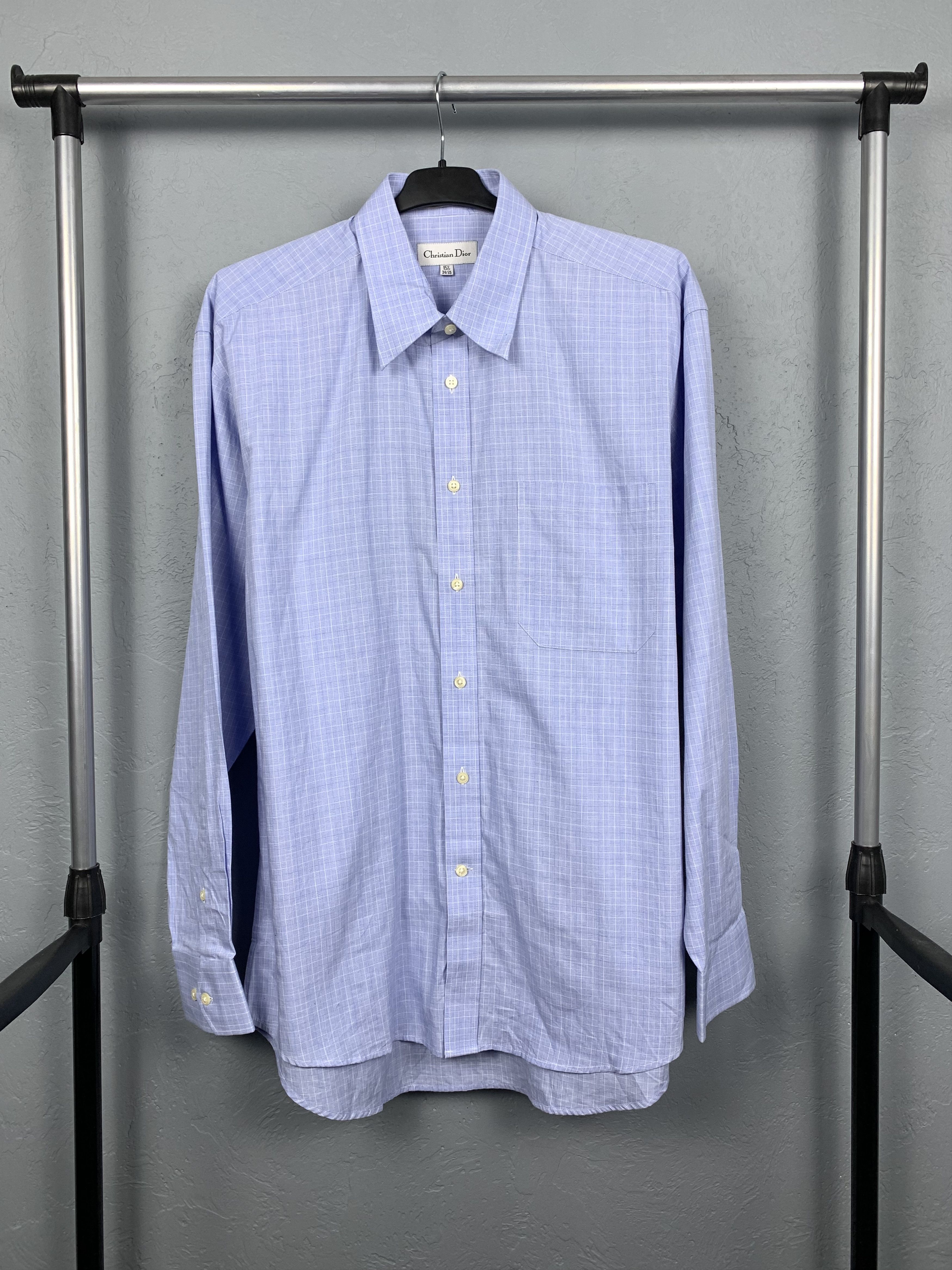 Christian Dior Monsieur Christian Dior Cotton Long Sleeve Shirt Size US L / EU 52-54 / 3 - 1 Thumbnail