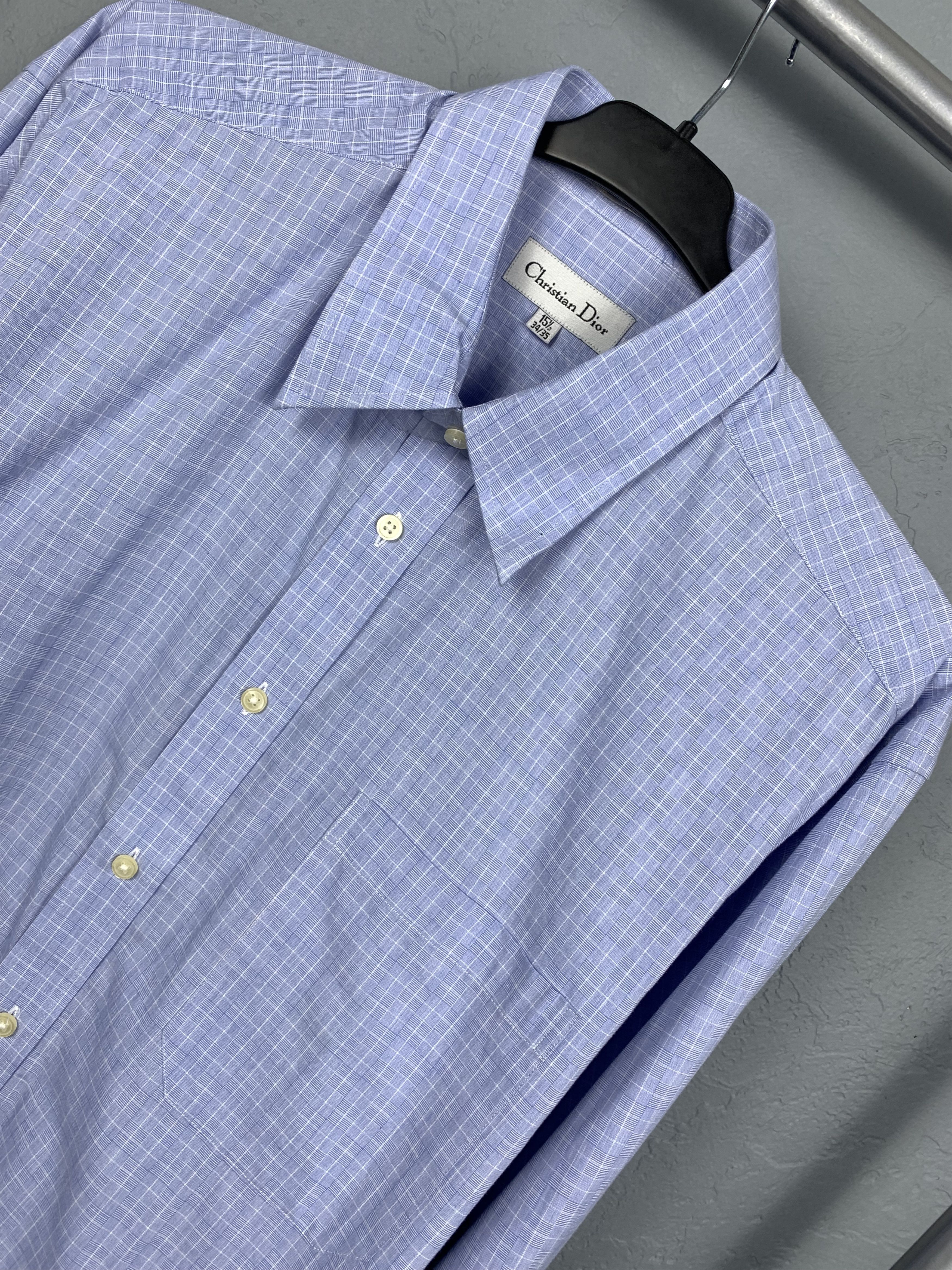 Christian Dior Monsieur Christian Dior Cotton Long Sleeve Shirt Size US L / EU 52-54 / 3 - 2 Thumbnail