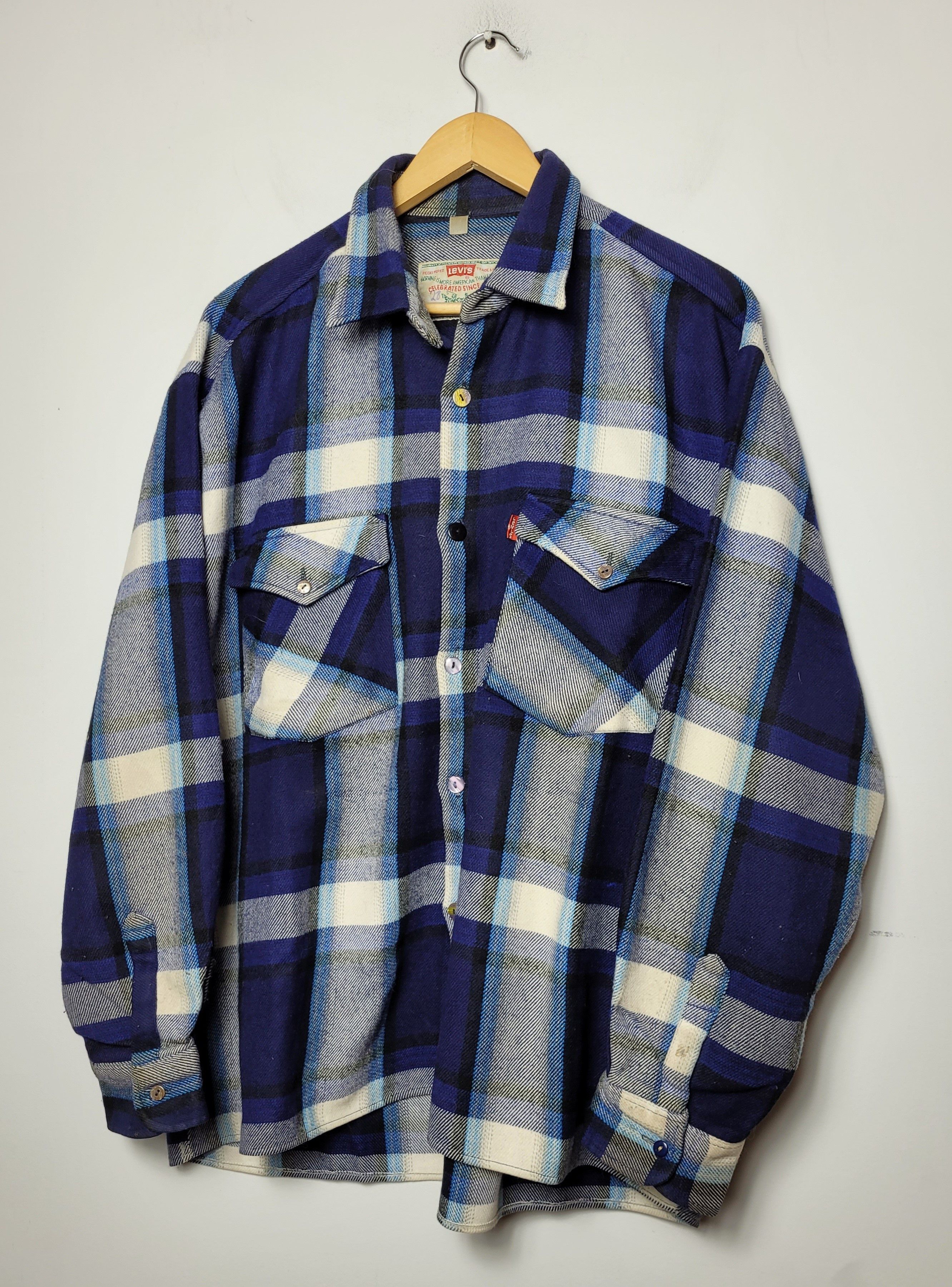 Levi's Levi's vintage 90s flannel shirt Size US L / EU 52-54 / 3 - 1 Thumbnail