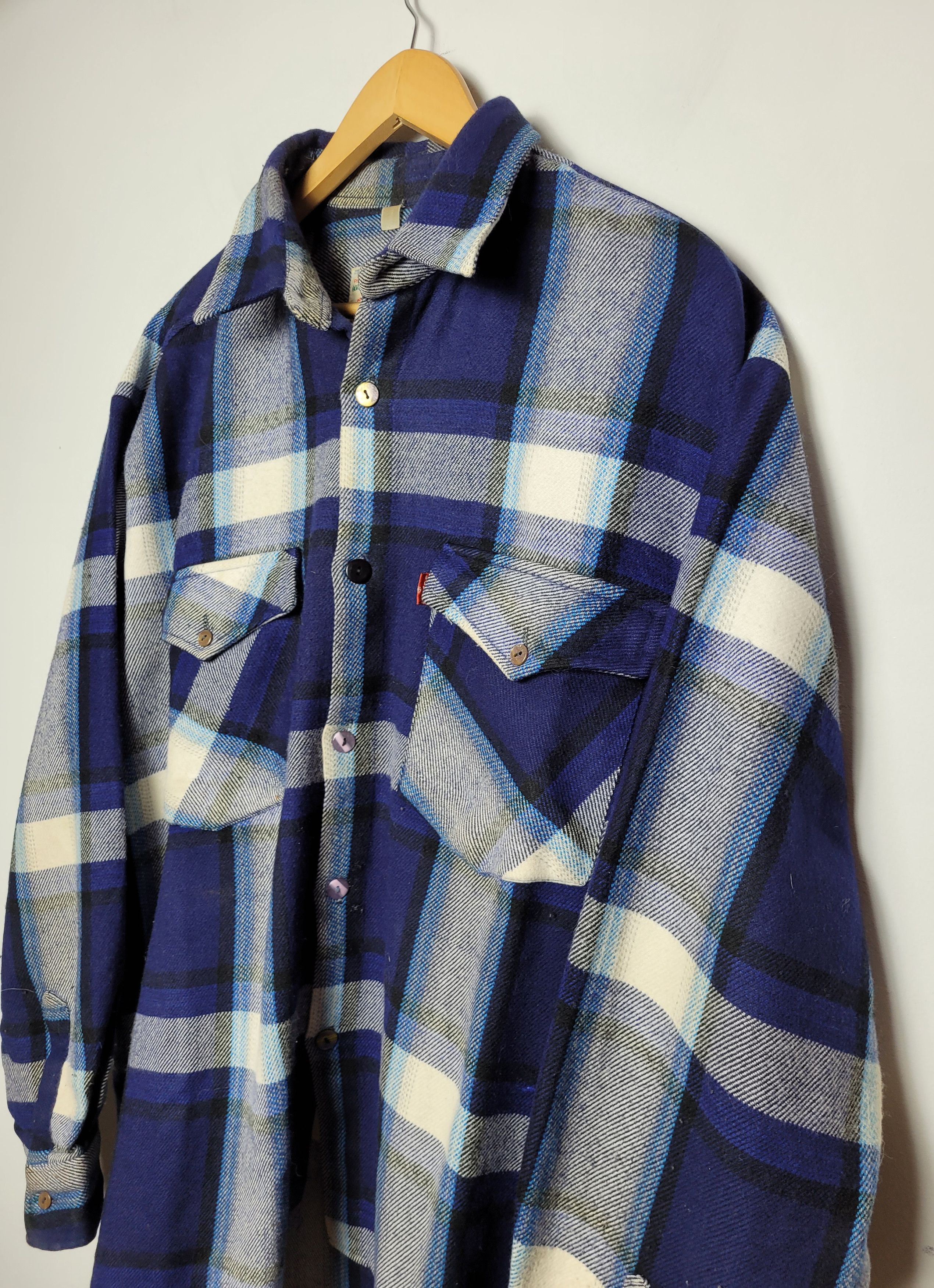 Levi's Levi's vintage 90s flannel shirt Size US L / EU 52-54 / 3 - 3 Thumbnail