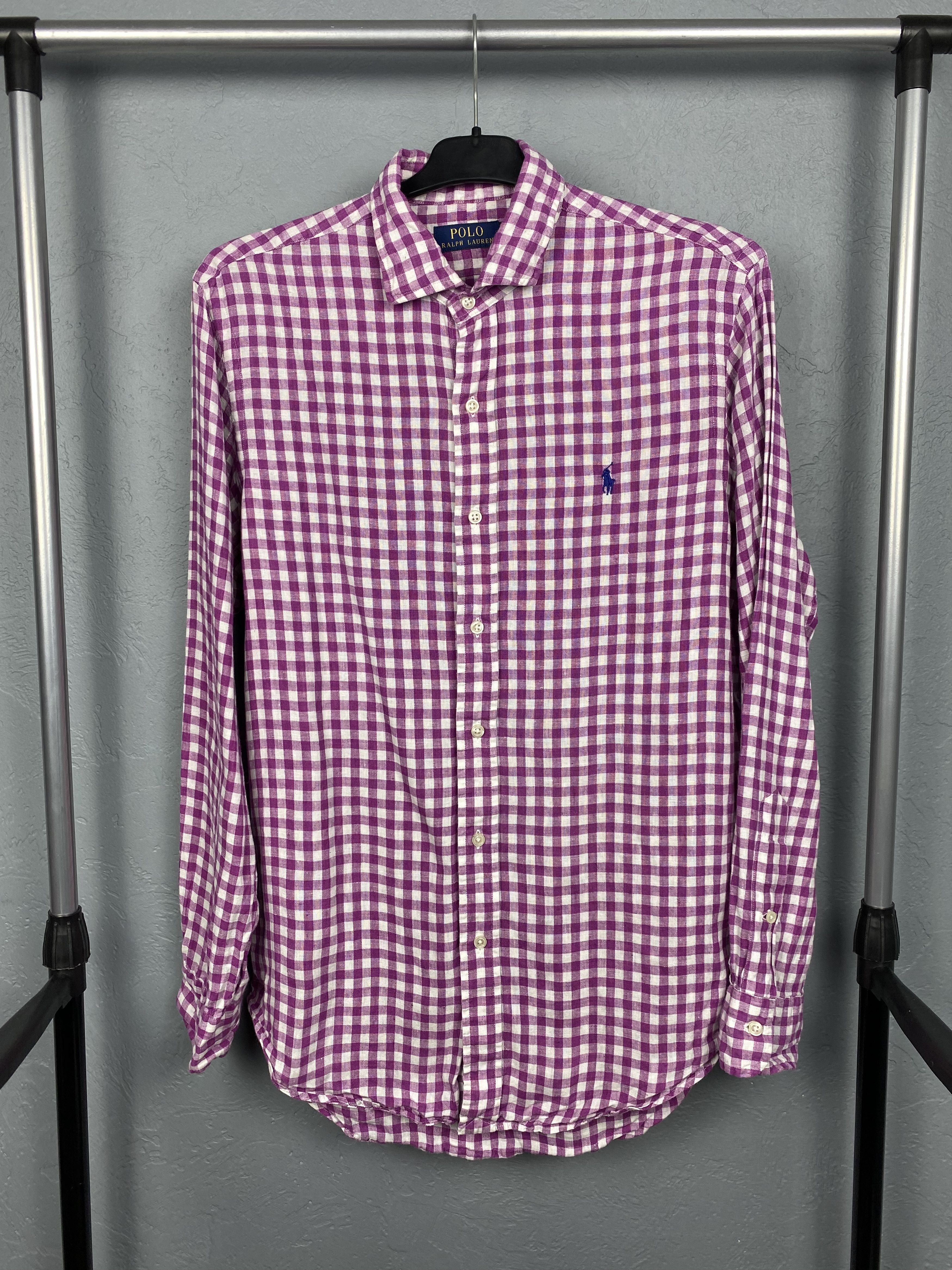 Polo Ralph Lauren Polo Ralph Lauren Mens Long Sleeve Linen Shirt Size US M / EU 48-50 / 2 - 1 Thumbnail